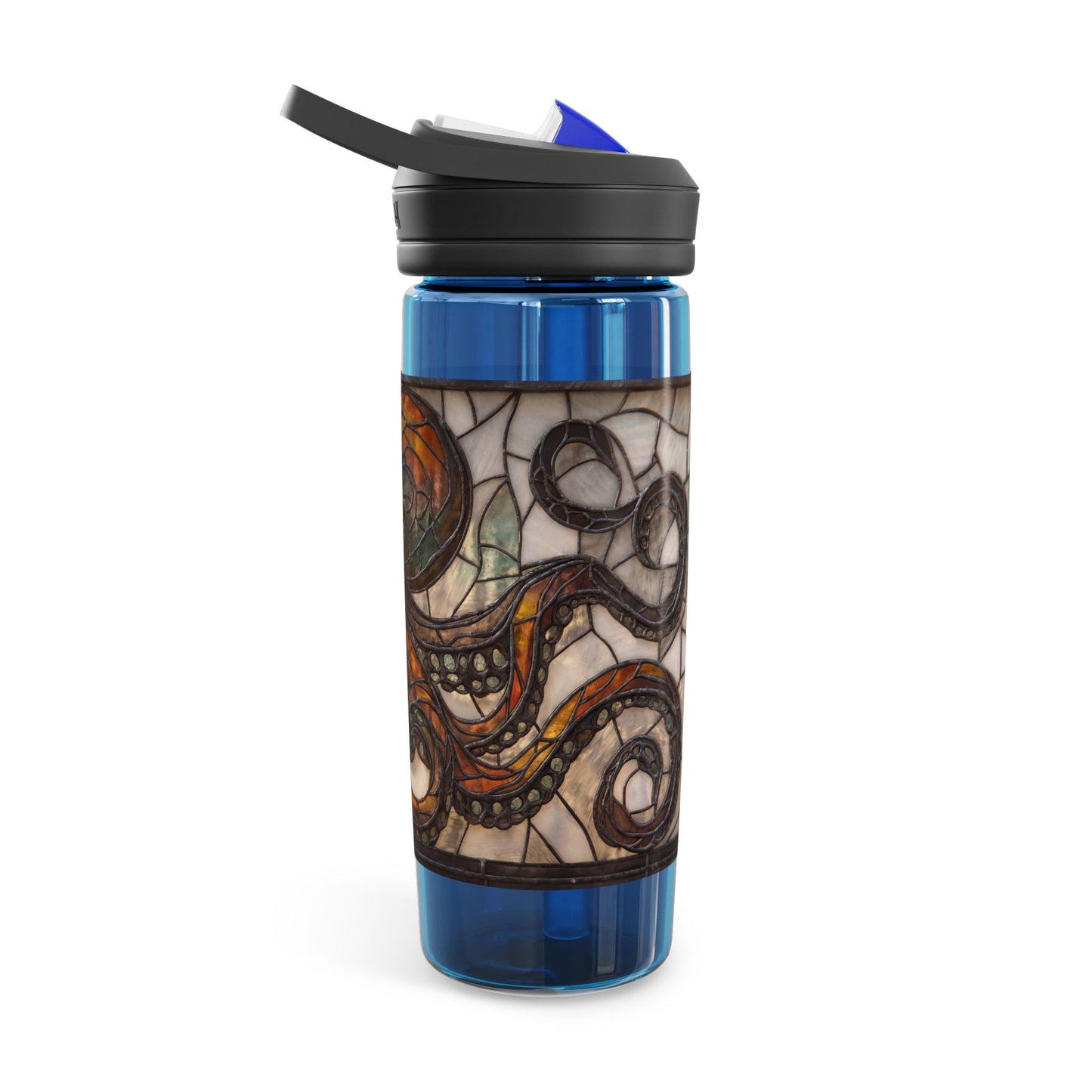Stained Glass Octopus CamelBak Eddy® Water Bottle, 20oz\25oz – Amber Depths & Iron Lace