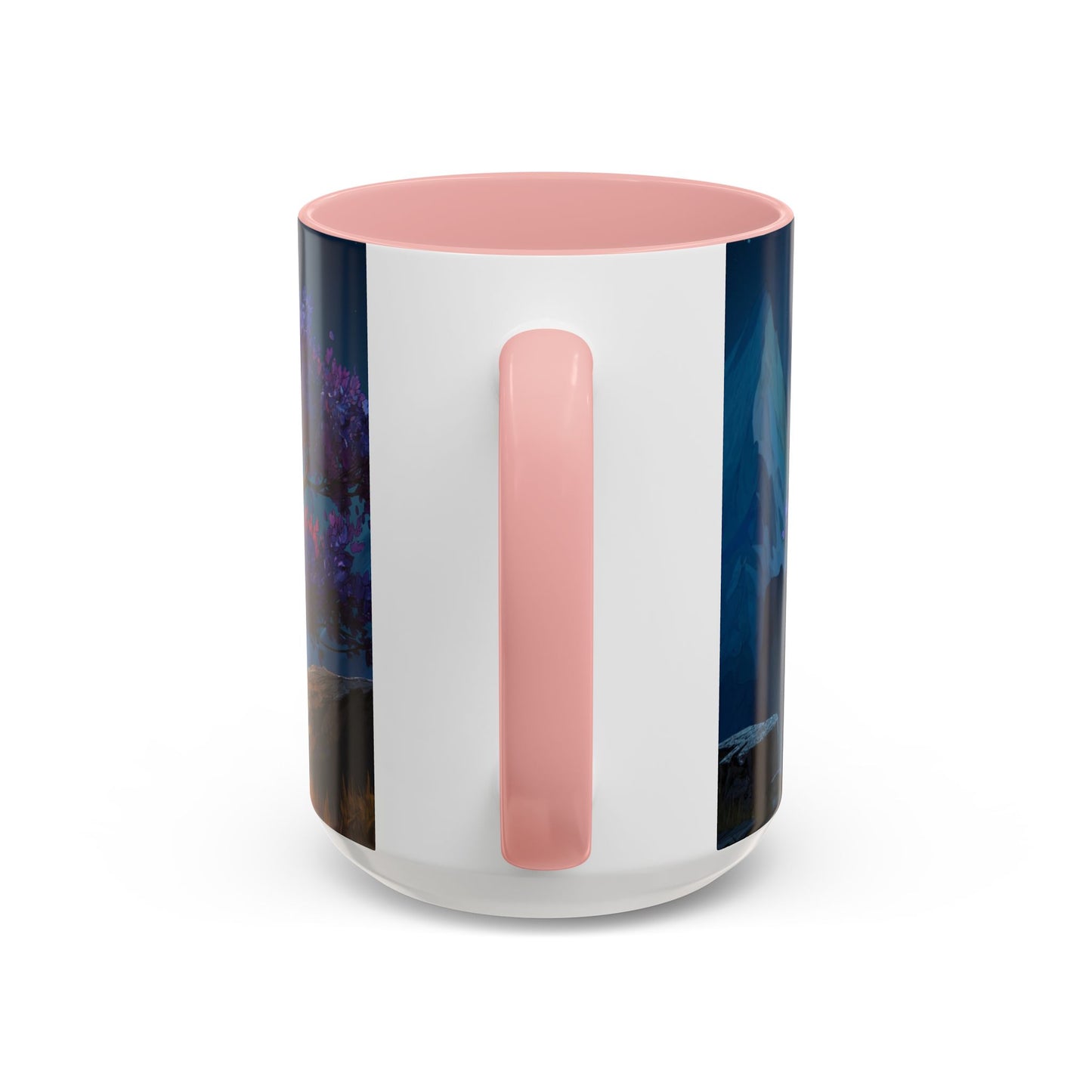 Celestial Tree Accent Coffee Mug (11, 15oz) – Twilight Bloom Dreamscape