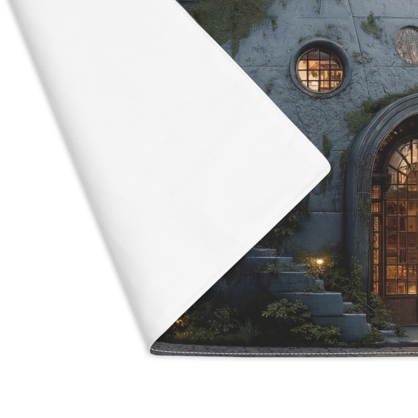 Treehouse Dome Placemat – Twilight Sanctuary in Stone and Leaf