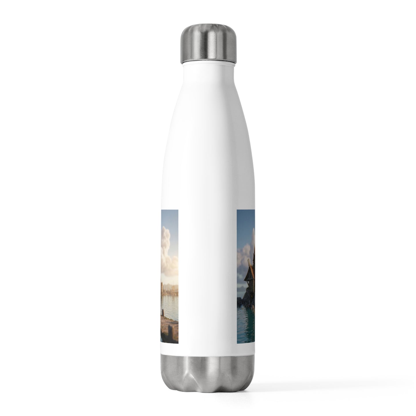 Seafarer’s Harbor 20oz Insulated Bottle – Sunset Tides & Timbered Towers