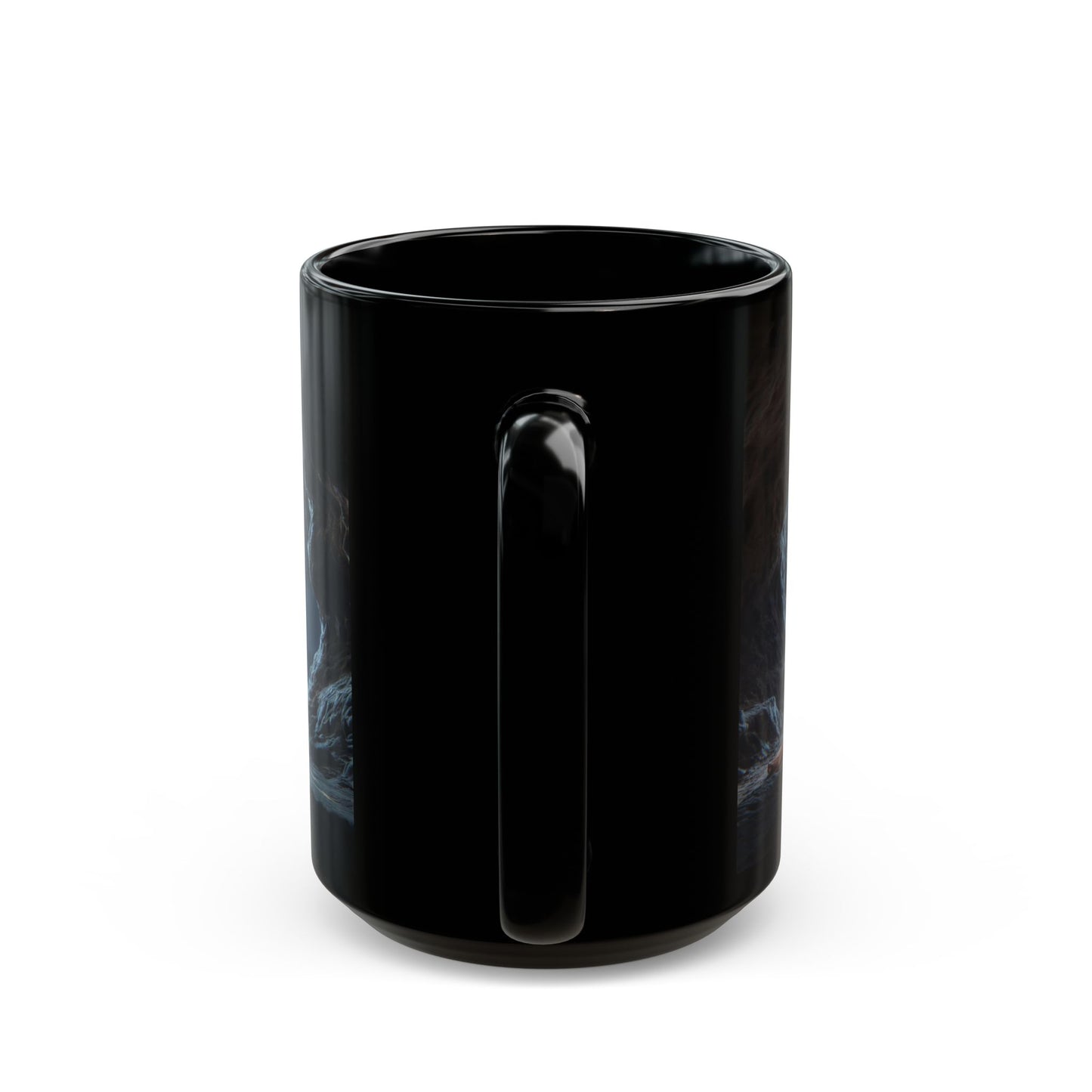 Moonlit Monk Meditation Mug – Serene Night Sanctuary