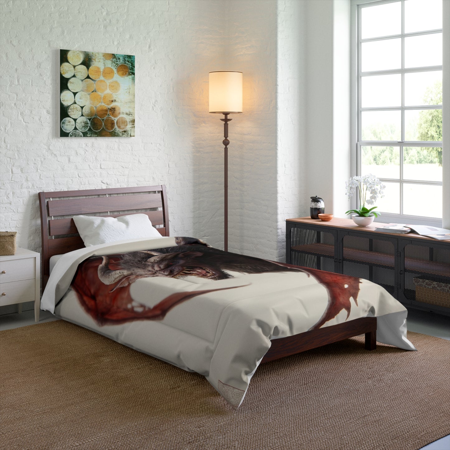 Winged Horror Comforter – Crimson Bat Lord Roar