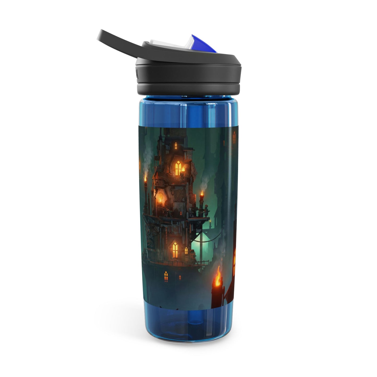 Floating City of Lanterns CamelBak Eddy® Water Bottle, 20oz\25oz – Glow in the Misty Night