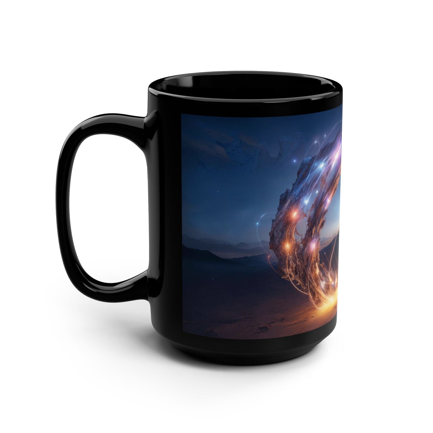 Cosmic Portal Over Mountains - Product