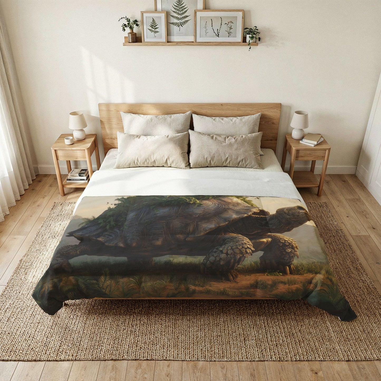 Living Castle Turtle Comforter – Golden Spire Jungle Guardian