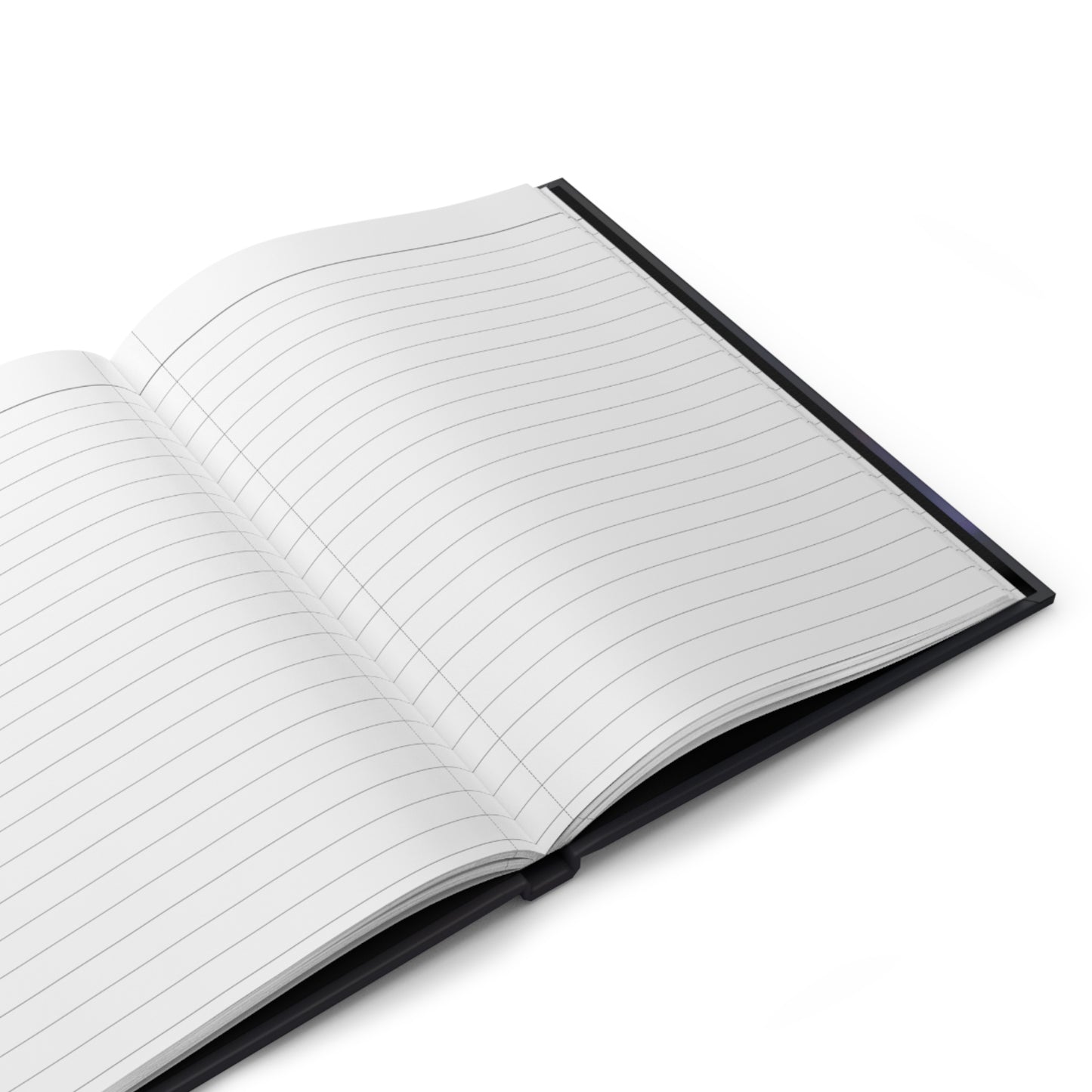 Rainbow Portal Hardcover Journal Matte – Standing at the Edge of Chromatic Wonder