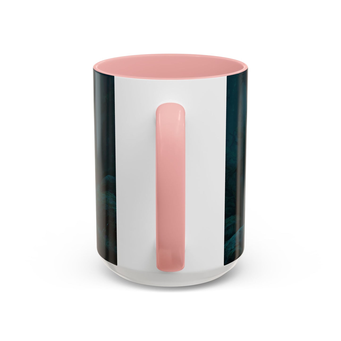 Glowing Sword Elf Sentinel Accent Coffee Mug (11, 15oz) – Misty Forest Guardian