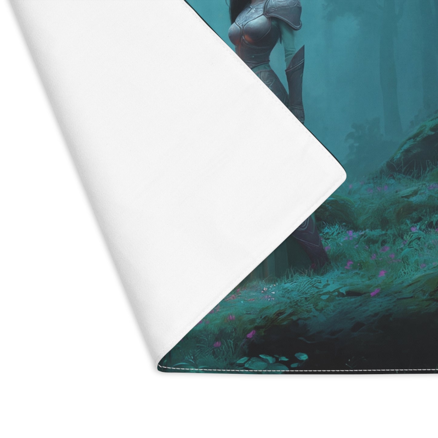 Elven Sentinel Placemat – Twilight Grove with Glowing Blade
