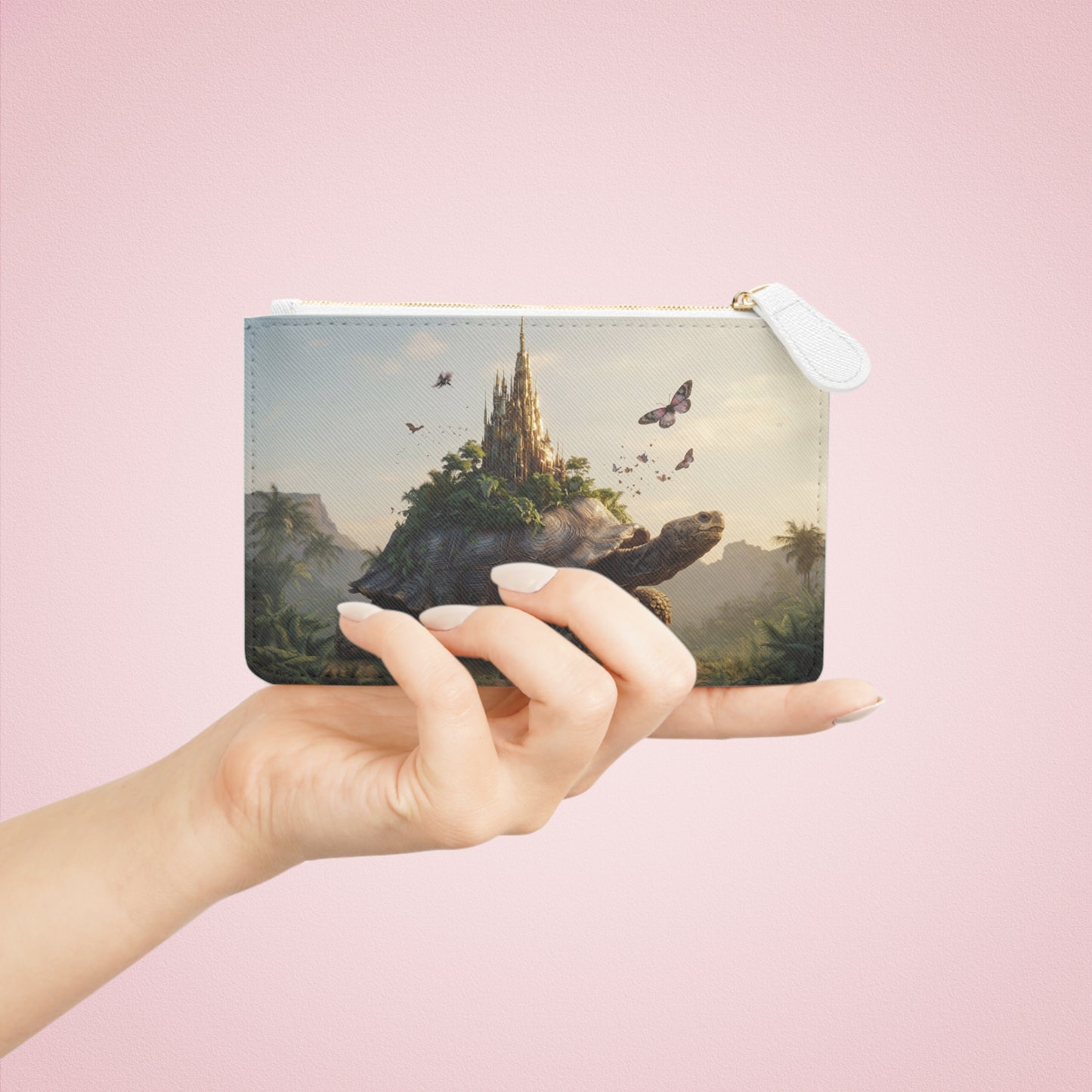 Castle on Turtle’s Back Mini Clutch Bag – Tropical Eden Guardian