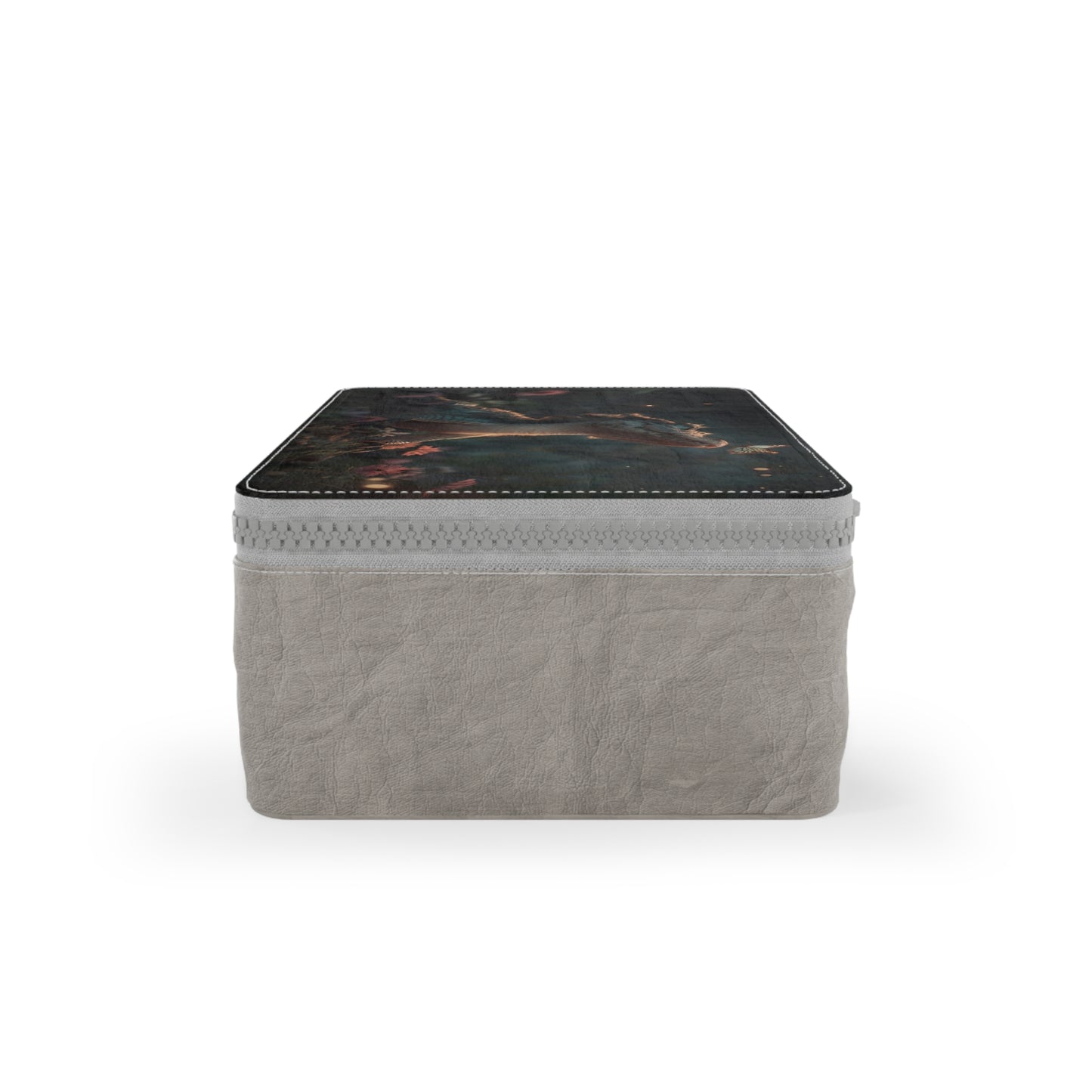 Gentle Croc Butterfly Paper Lunch Bag – Soft Twilight Encounter