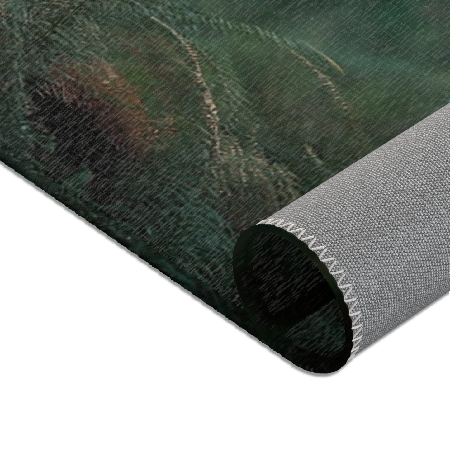 Winged Tortoise Forest Rug – Sunlit Canopy Flight Dreamscape
