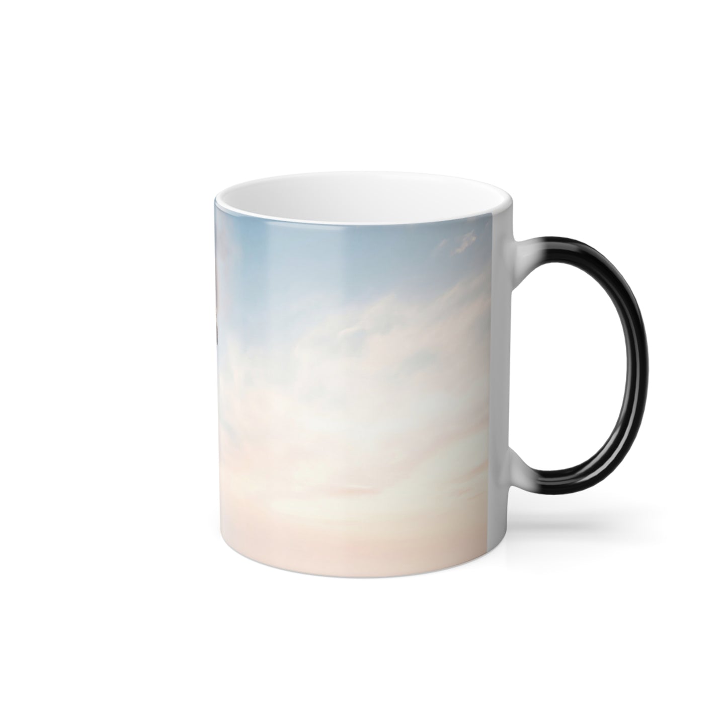 Solitary Watchtower Mug – Steam-Rising Industrial Ruin Scene