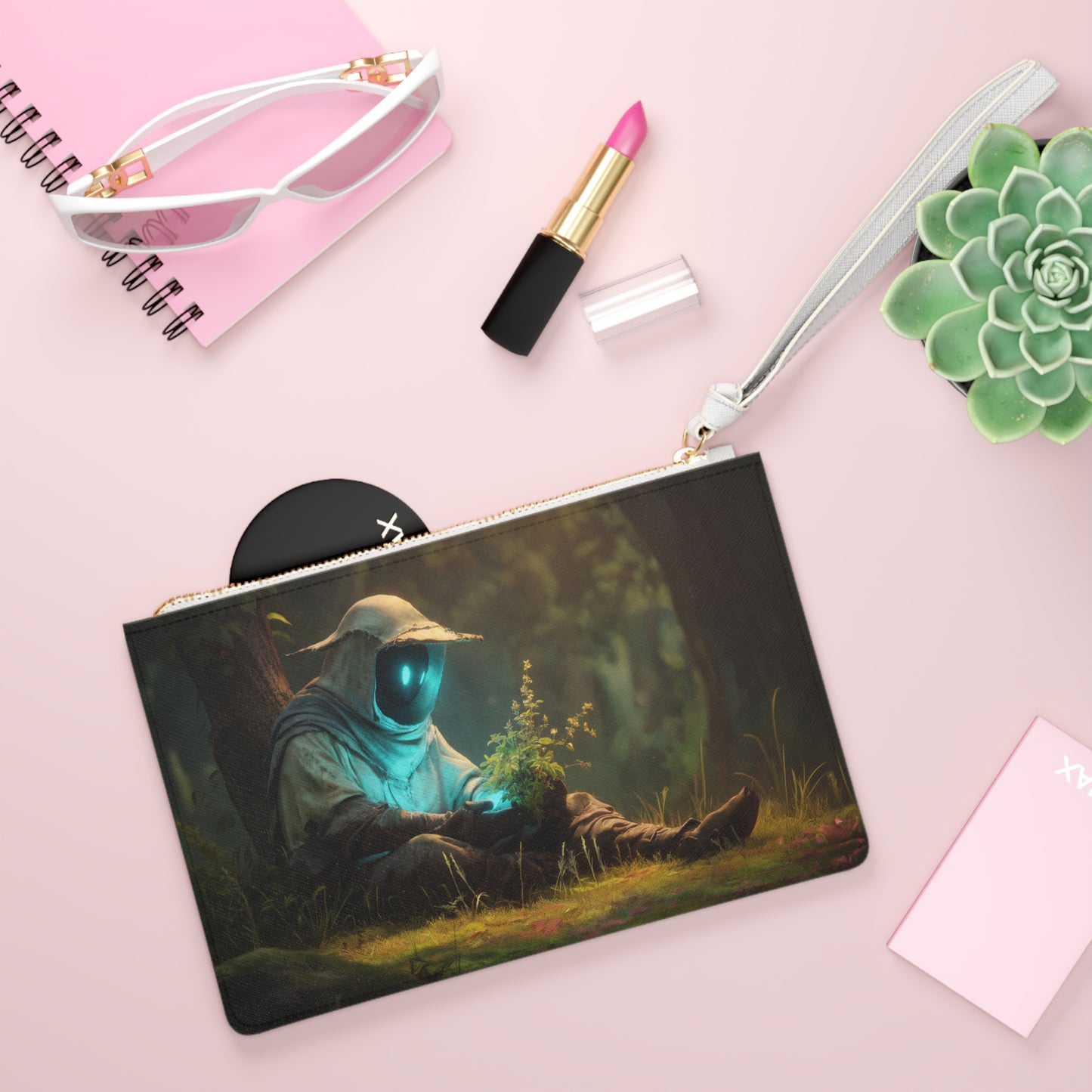 Forest Sentinel Clutch Bag – Ethereal Glow in the Ancient Woods