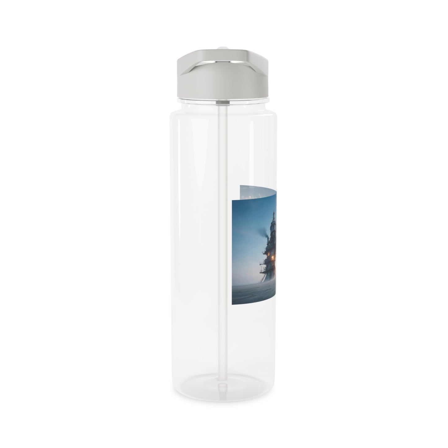 Steam Tower Tritan Water Bottle – Rustic Skywatcher Sentinel