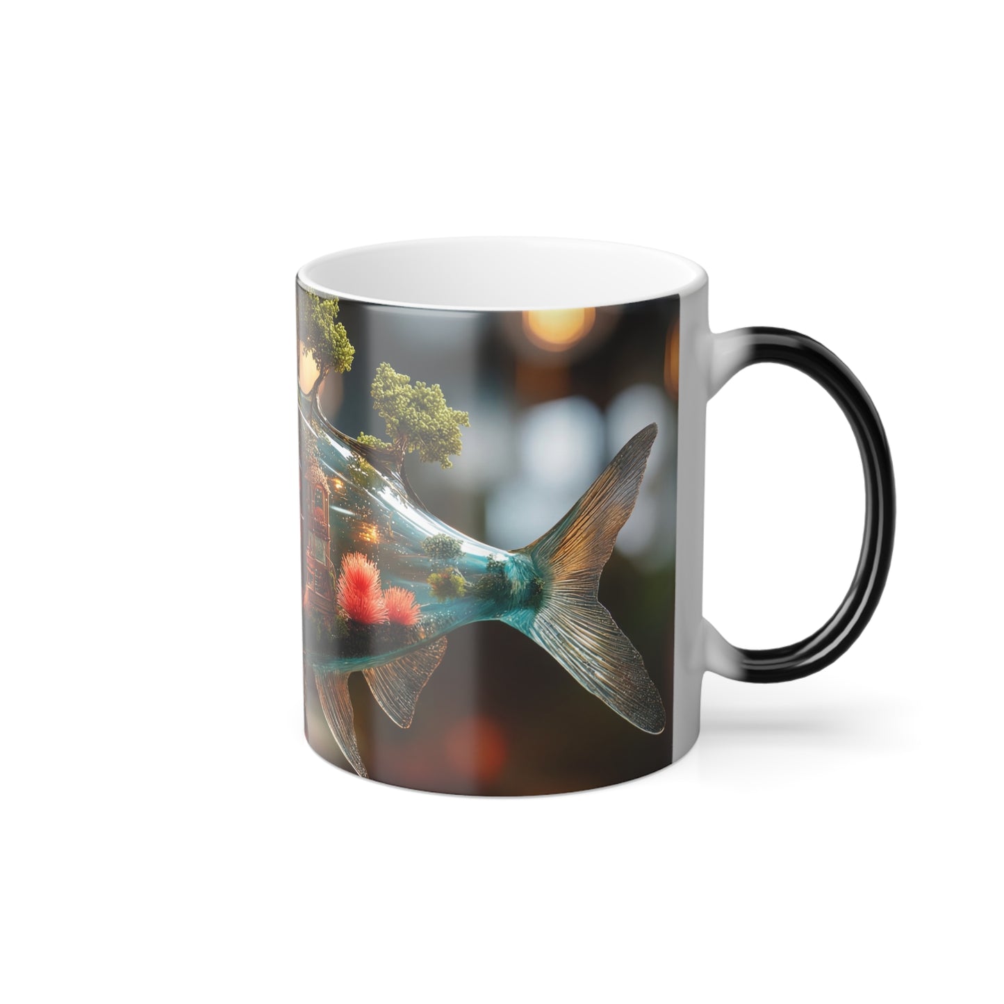 Forest Fish Morphing Mug, 11oz – Liquid Sanctuary Dreamscape