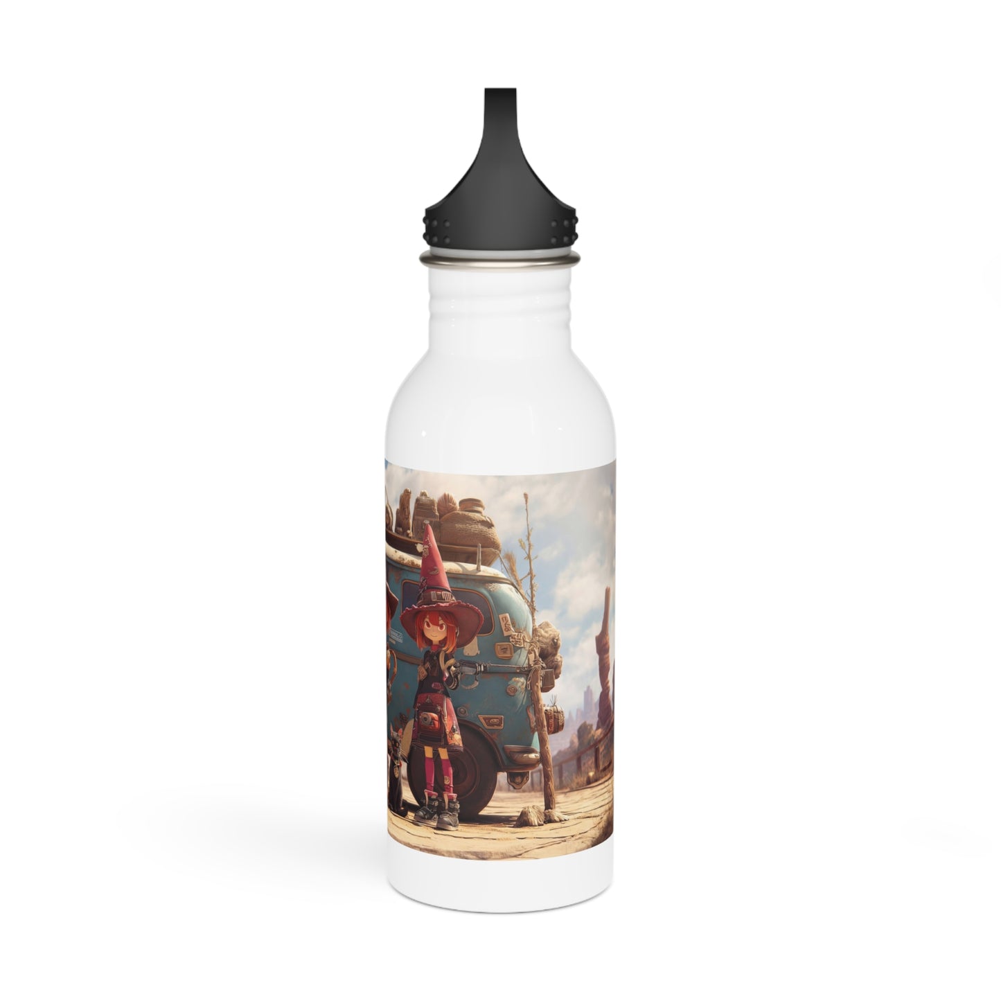 Witch Trio Roadtrip Water Bottle – Dusty Desert Spellbound Adventure