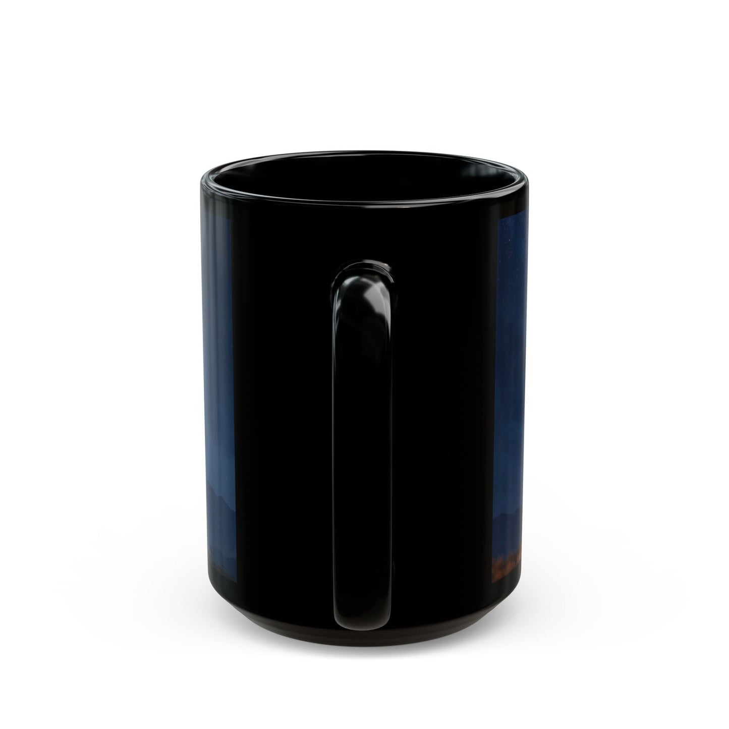 Starlit Nomad Tent Mug – Milky Way Over Desert Campfire