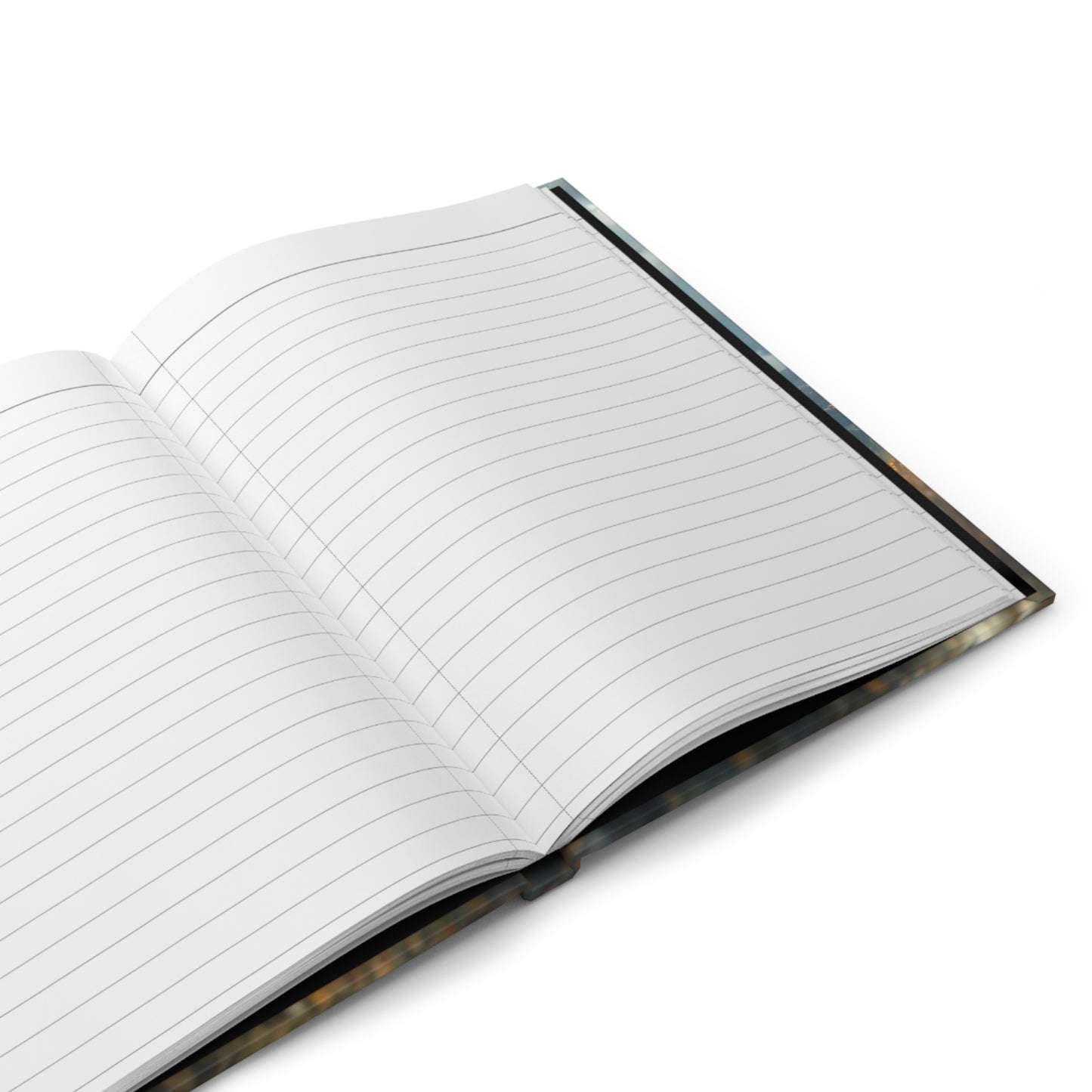 Vintage Wagon in Wildflower Meadow - Hardcover Journal