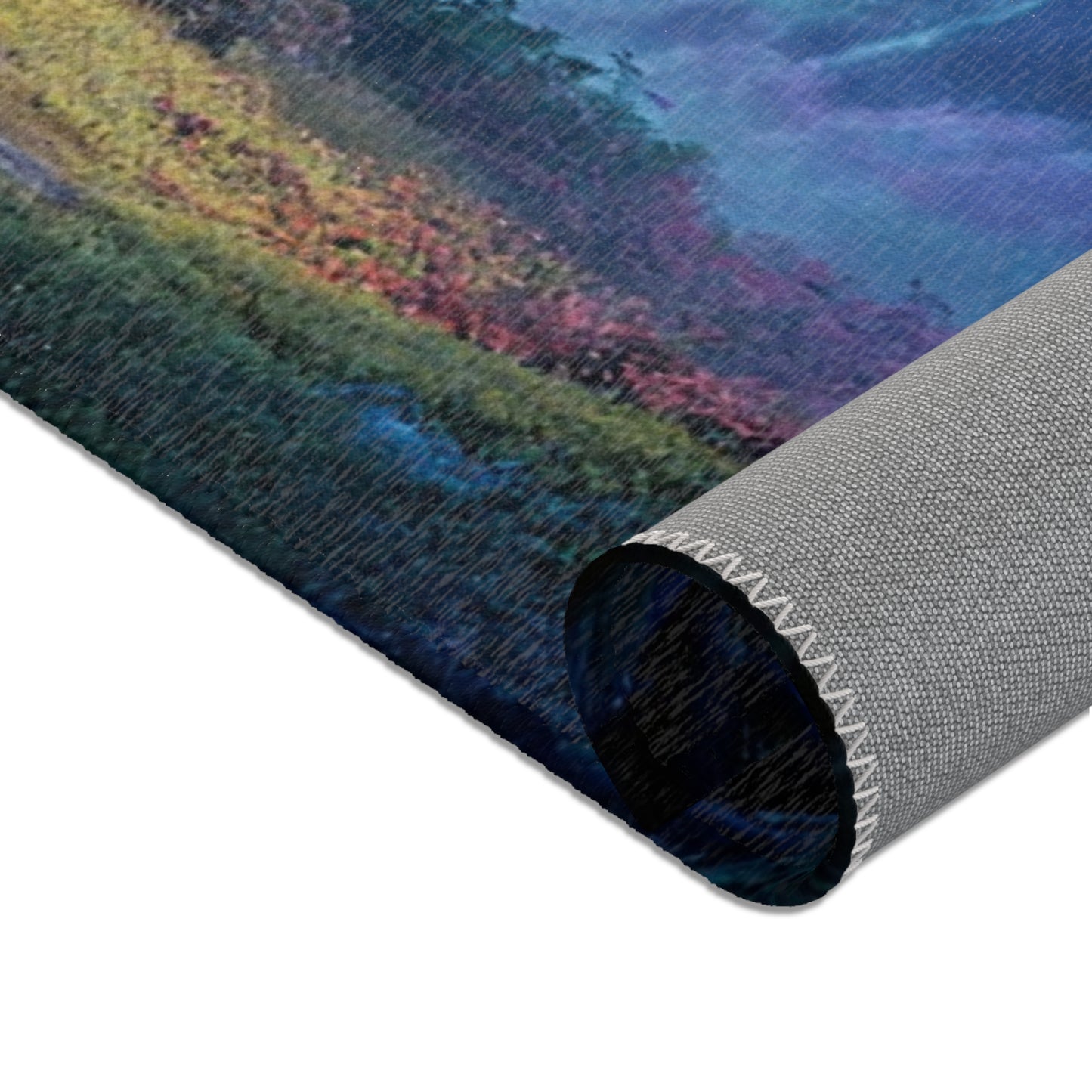 Whispering Grove Treehouse Rug – Moonlit Forest Sanctuary