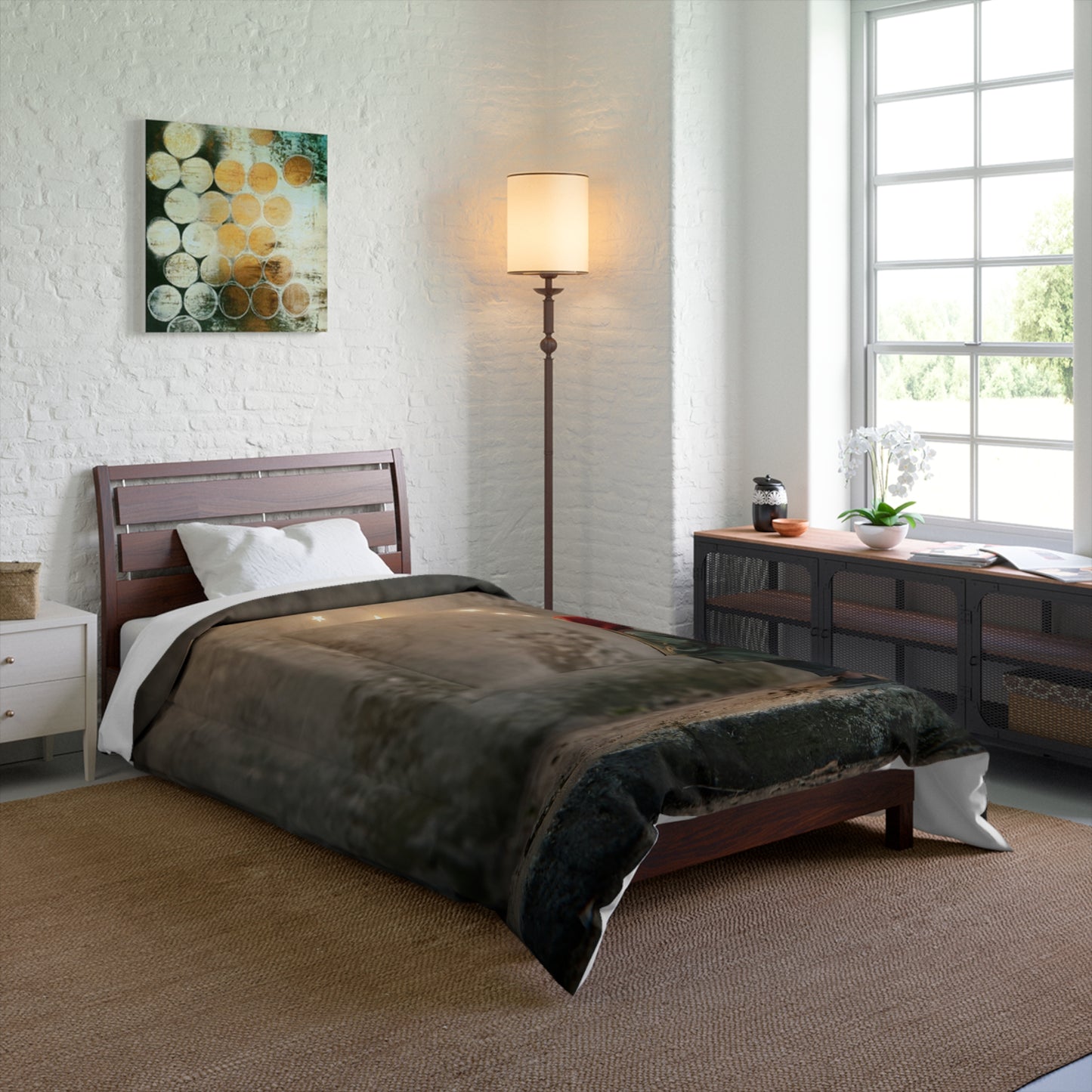 Star-Watcher Comforter – Warm Glow of Wonder