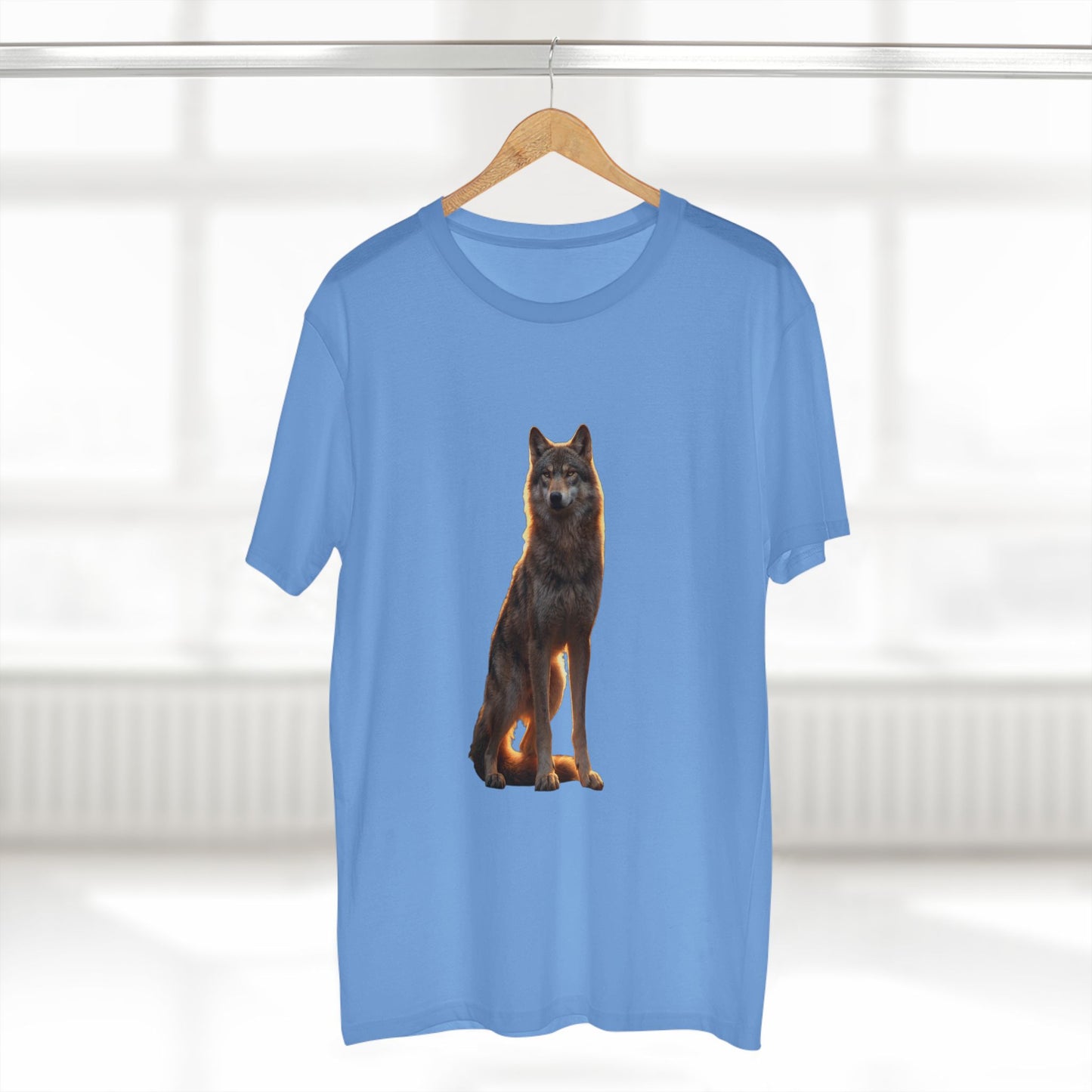 Vigilant Pack Leader Adult Staple Tee – Golden Hour Sentinel Portrait