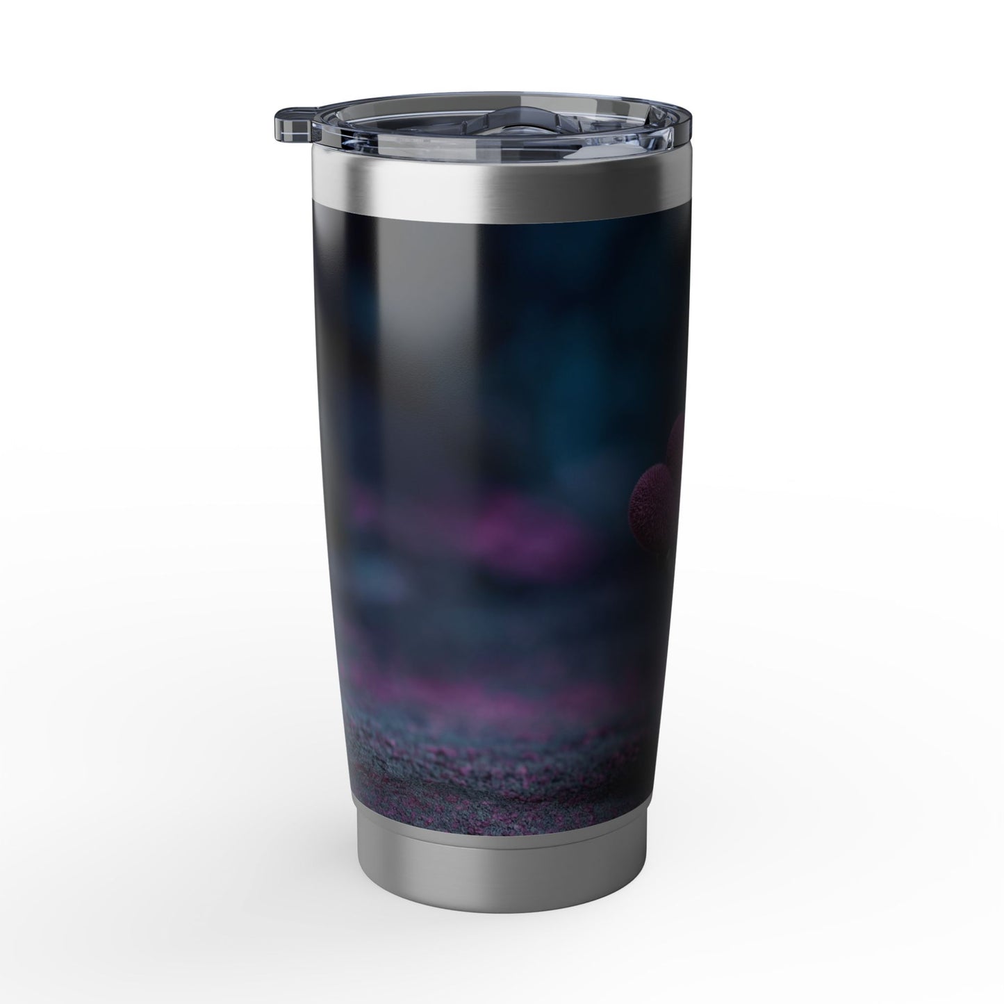 Velvet Owl with Heart Tumbler – Midnight Whimsy in a Cup