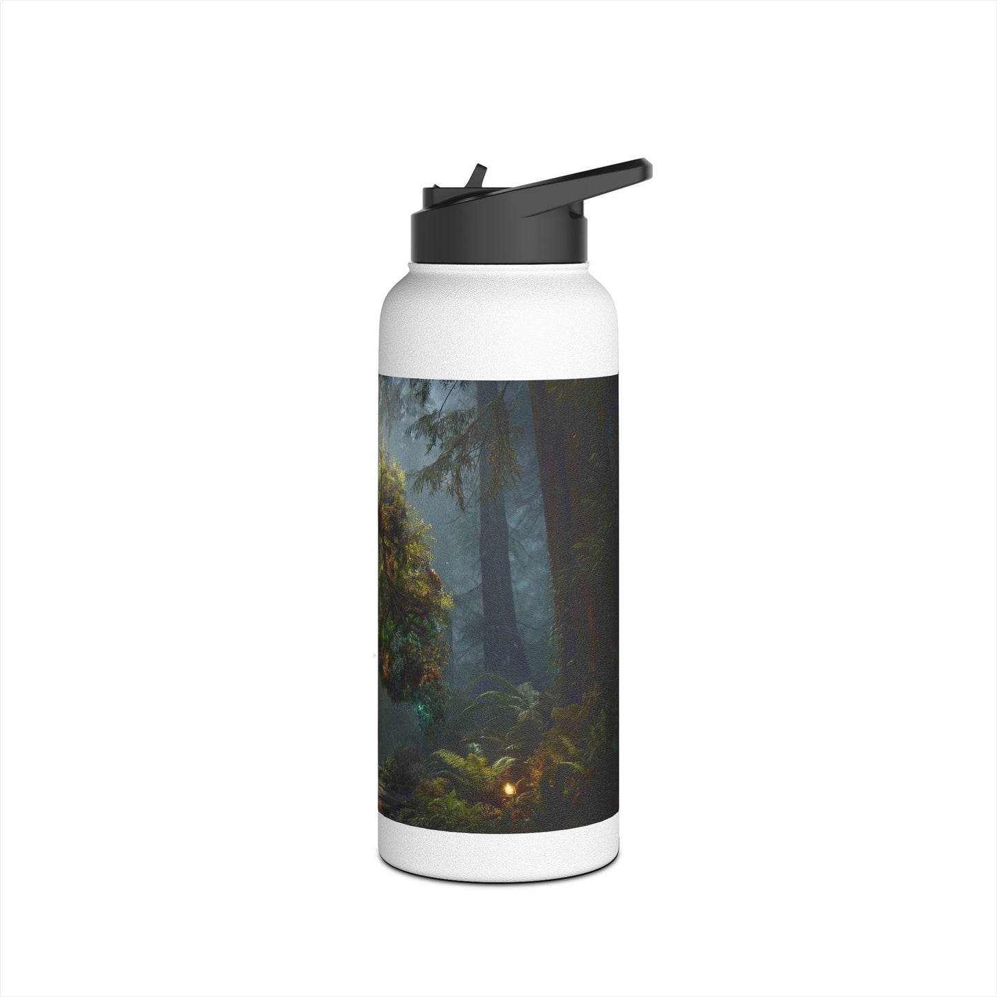 Lungs of the Earth Stainless Steel Water Bottle, Standard Lid – Sacred Forest Breath