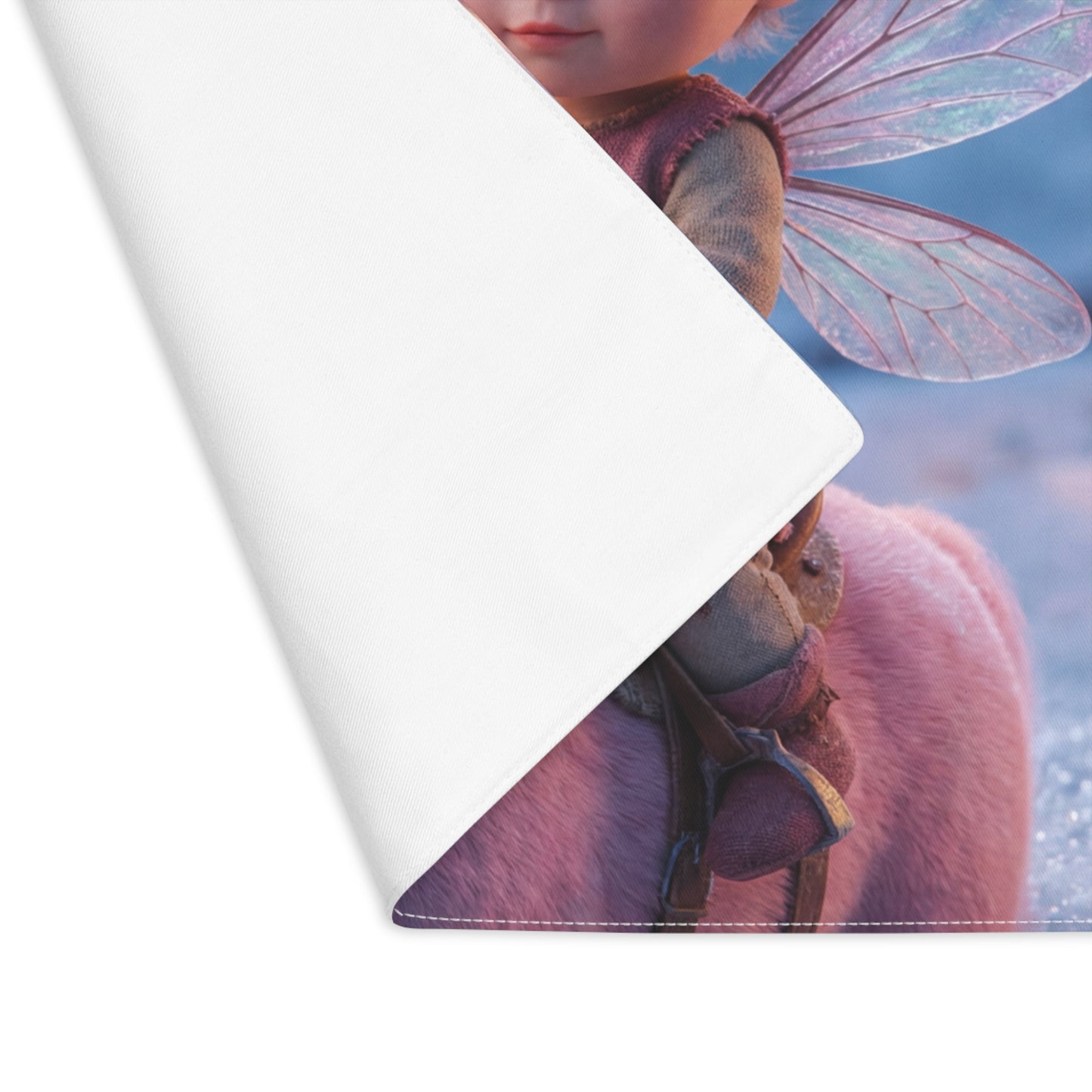 Fairy Rider Placemat – Pink Unicorn Winter Grove