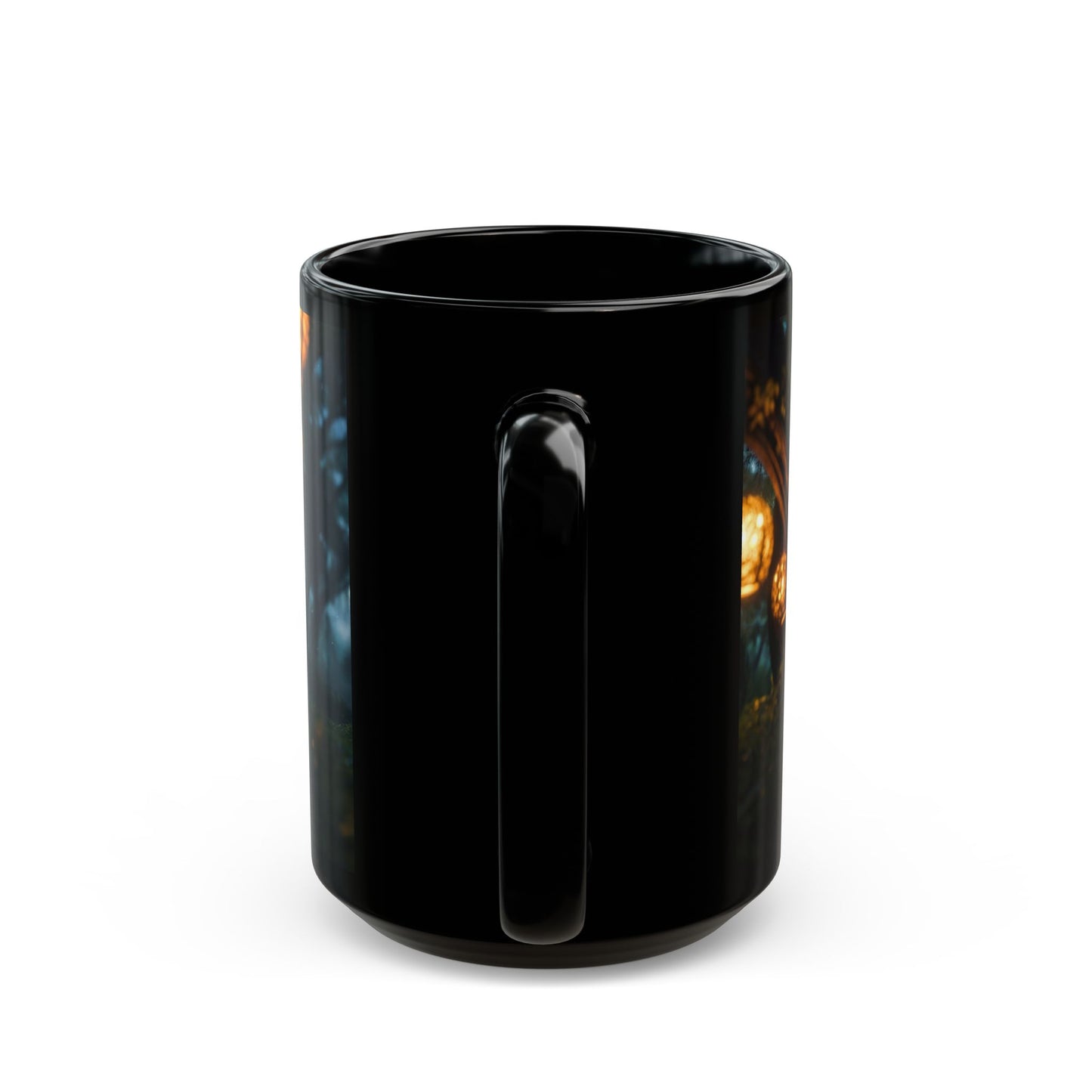 Luminous Lantern Grove Mug – Whispering Pathway Through Ancient Trees