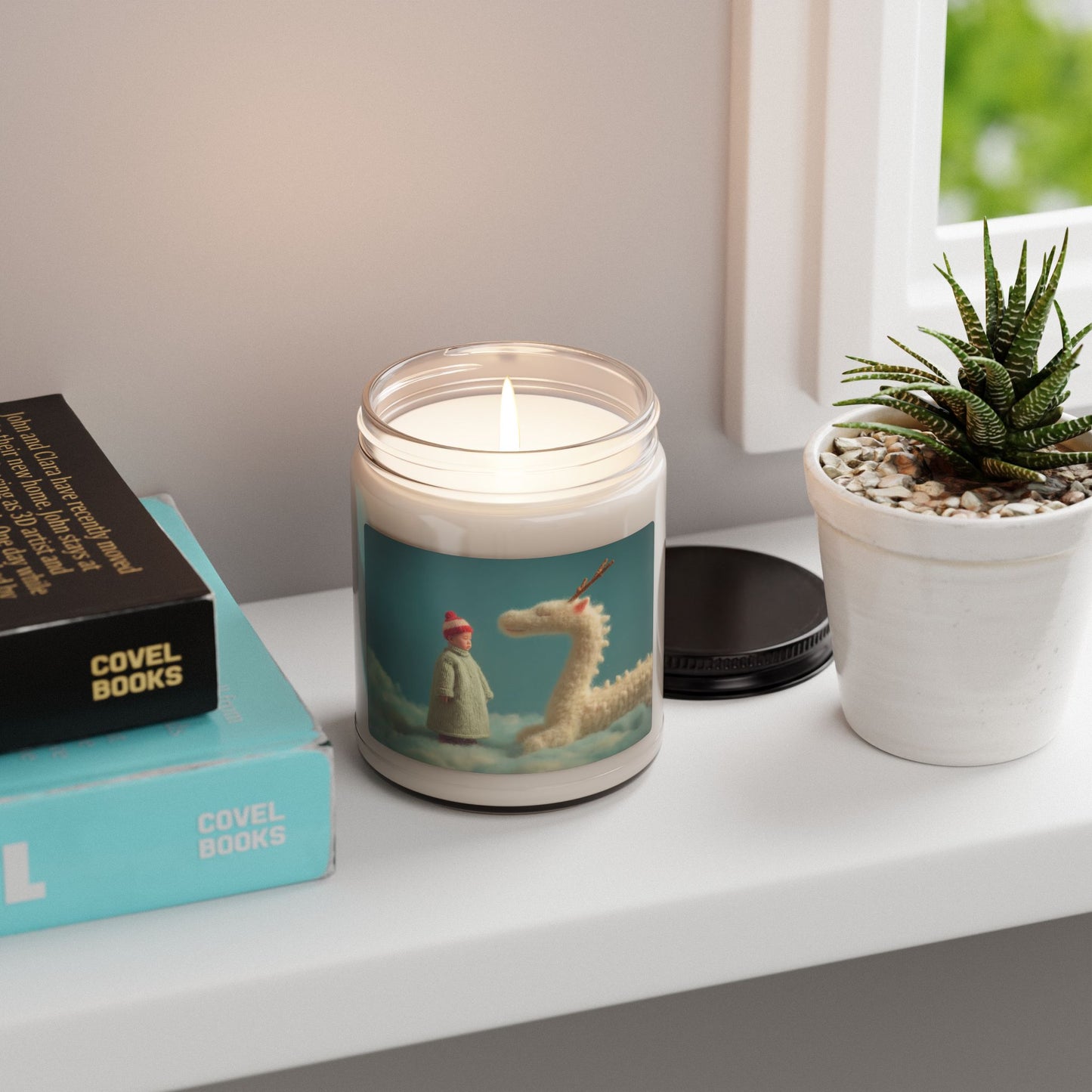 Woolen Dragon & Child Scented Soy Candle, 9oz – Quiet Cloudside Companionship