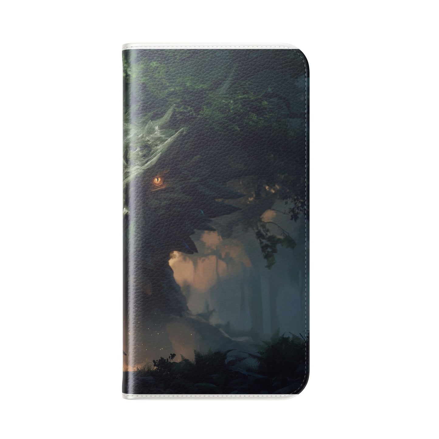 Guardian Beast Flip Cases – Moss-Clad Titan Facing the Wanderer