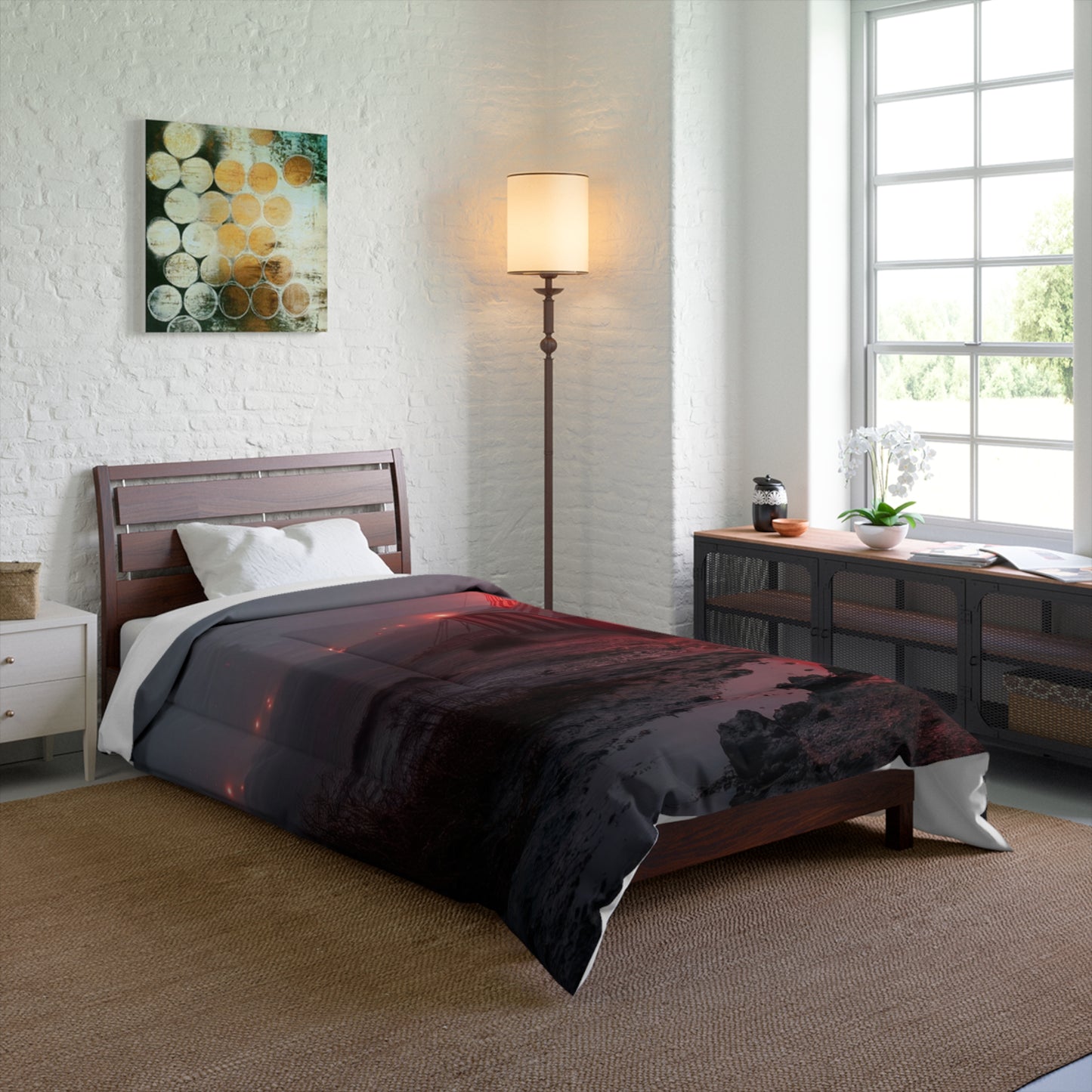 Crimson Circus Tent Comforter – Fogbound Wonderlands