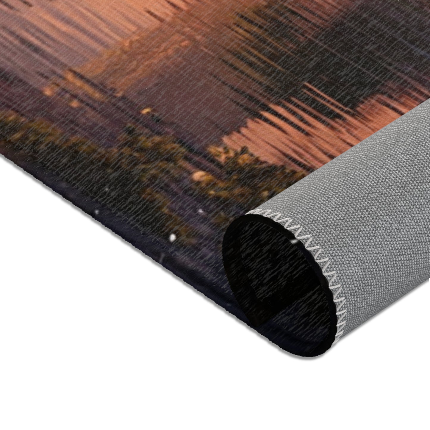 Ancient Tree Archway Area Rugs – Sunset Portal Dreamscape