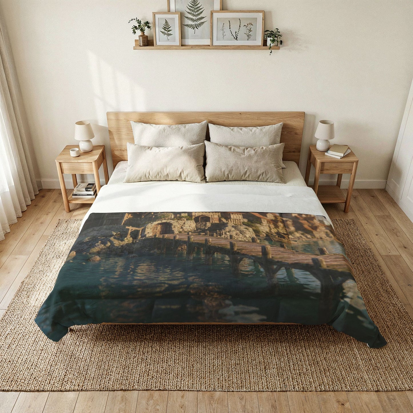 Stone Harbor Castle Cotton Comforter – Coastal Keep Dreamscape