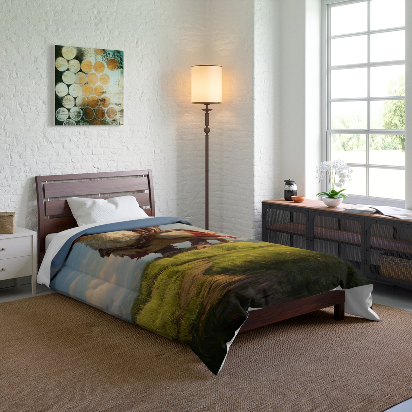 Skybound Falcon Comforter – Riders of the Golden Dawn