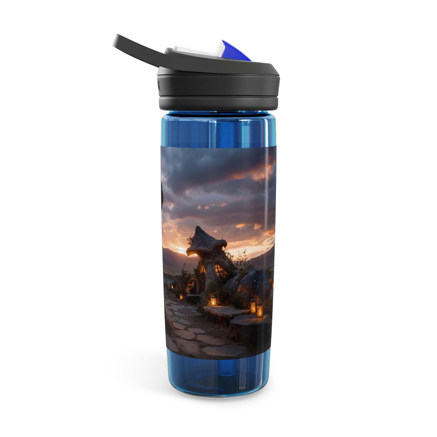 Twilight Mushroom Cottage CamelBak Eddy® Water Bottle, 20oz\25oz – Warm Light in the Wild