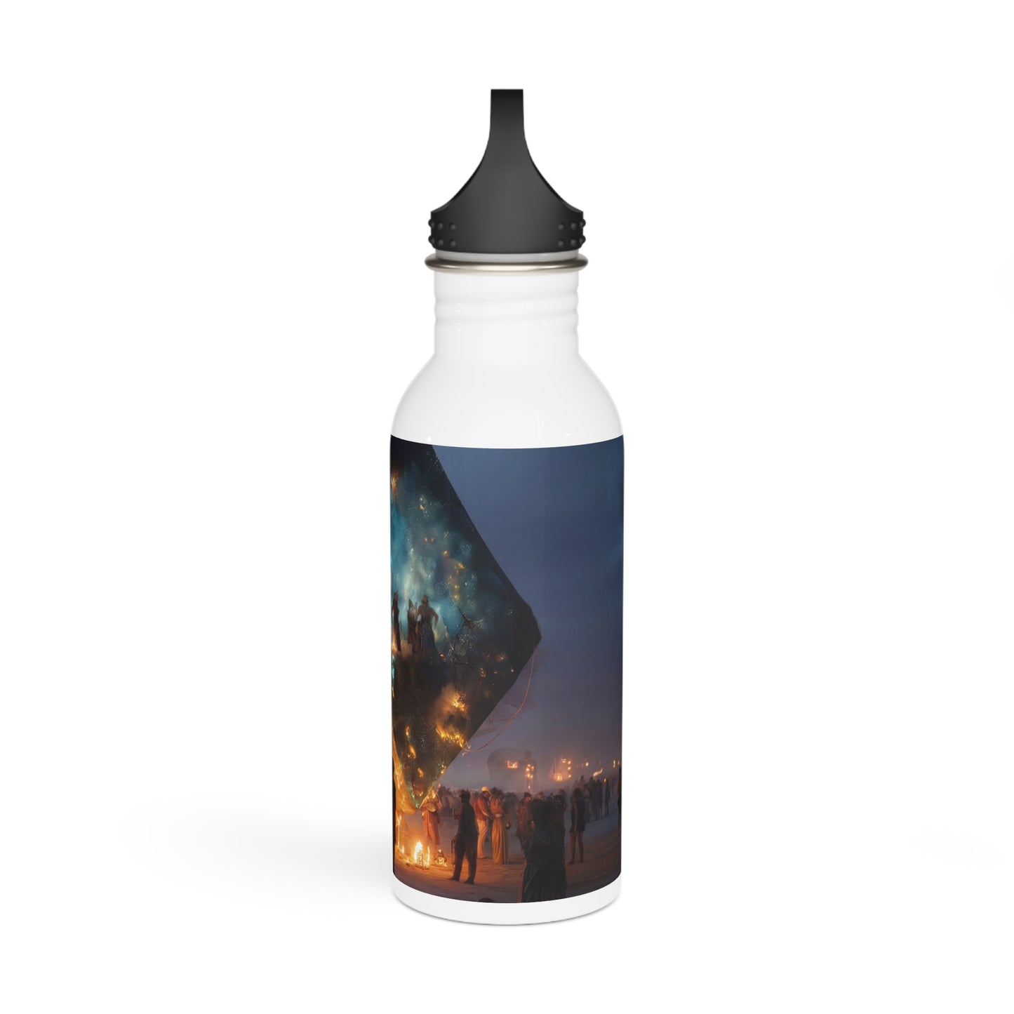 Celestial Cube Water Bottle – Portal to the Starlit Void