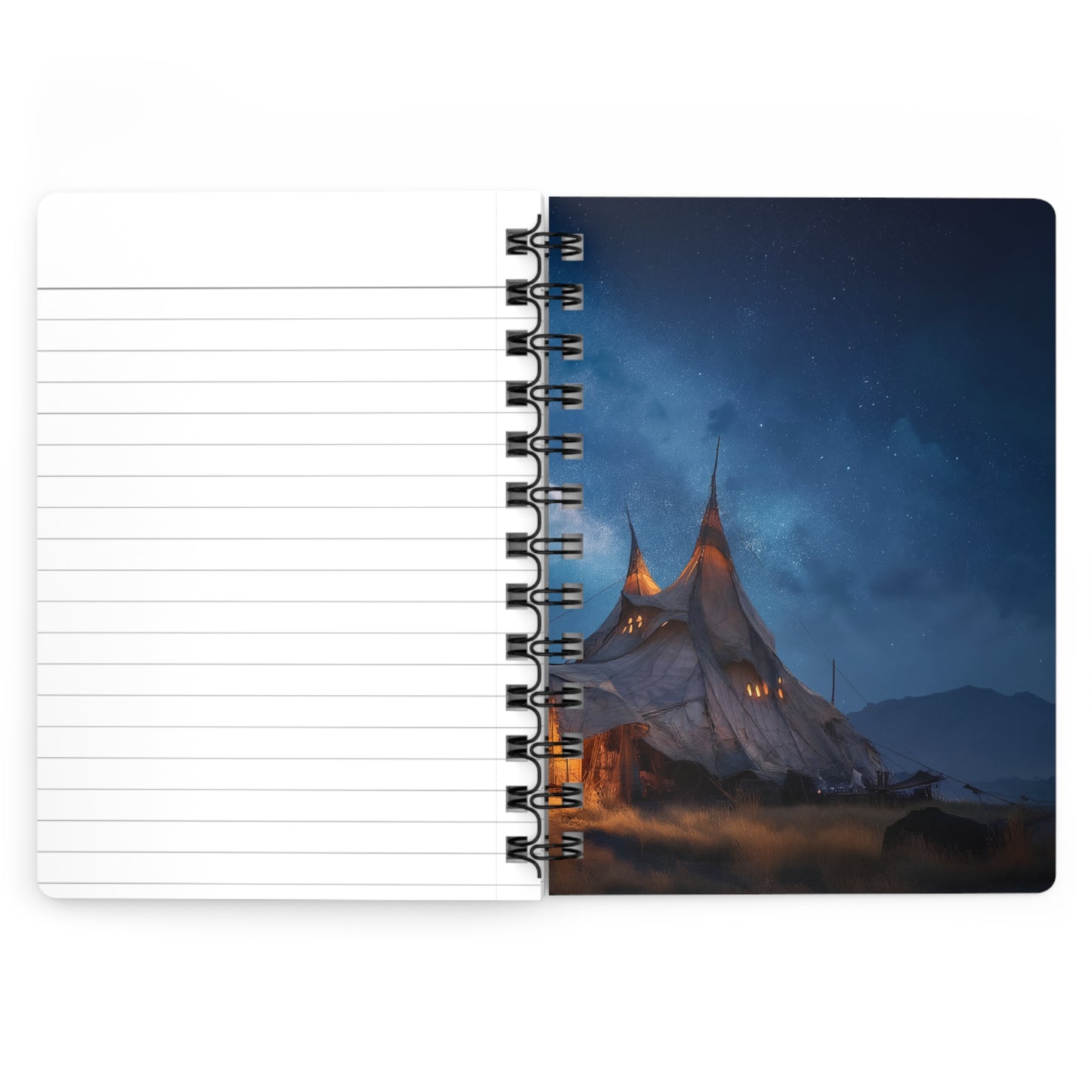 Starlit Nomad Tent Journal – Milky Way Sanctuary for Dreamers
