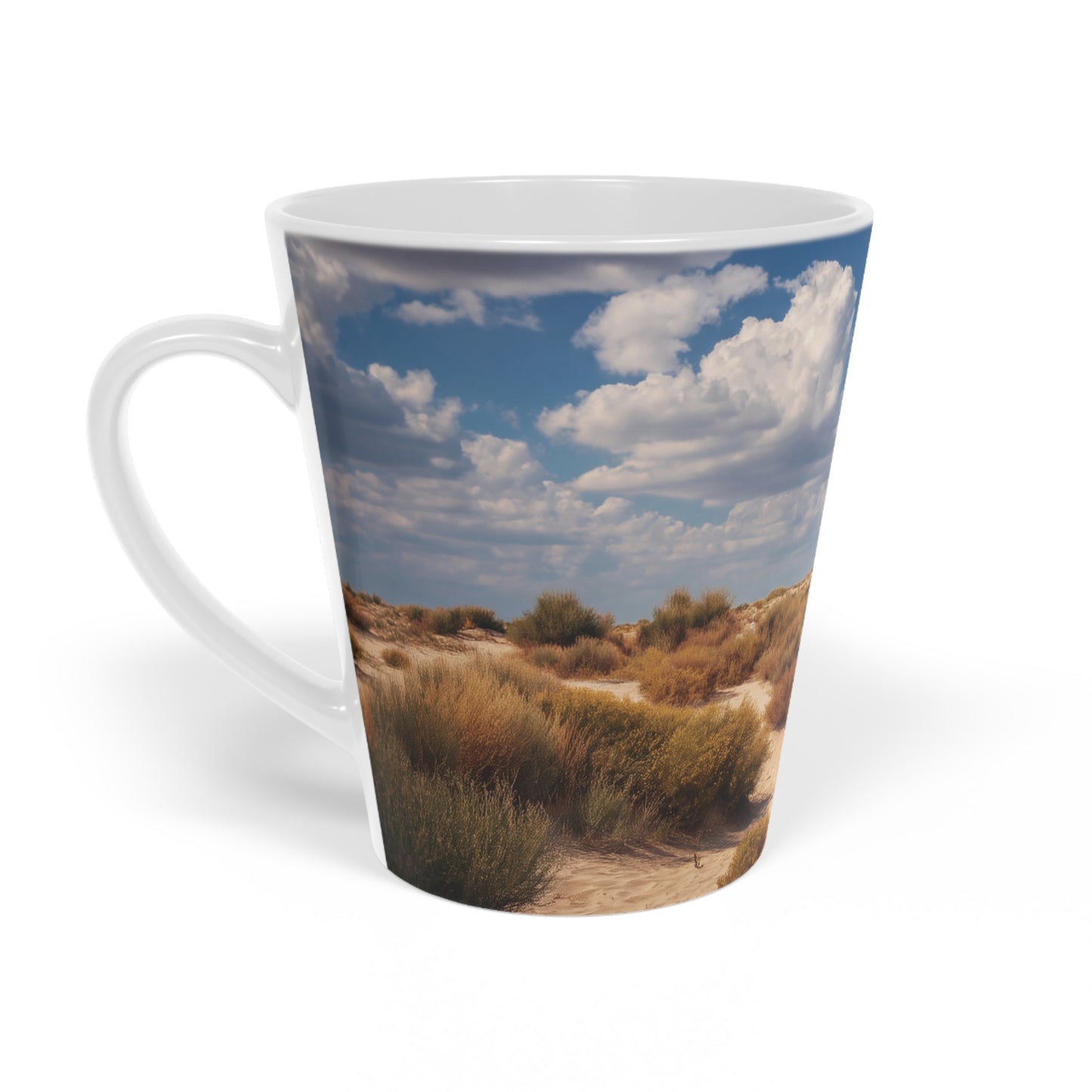 Shipwreck Sentinel Latte Mug, 12oz – Dunescape Guardian Vessel