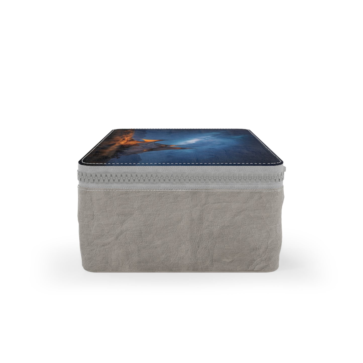 Starlit Nomad Tent Paper Lunch Bag – Milky Way Campfire Glow