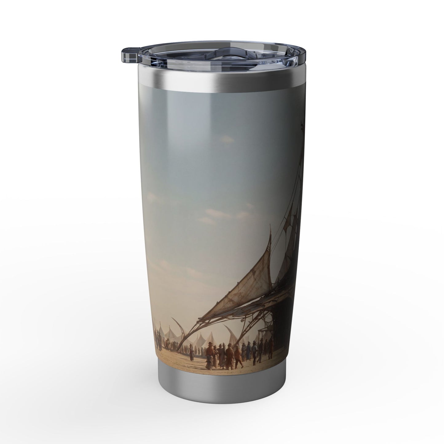 Desert Cathedral of Woven Sails Vagabond 20oz Tumbler – Sun-Drenched Nomad Sanctuary