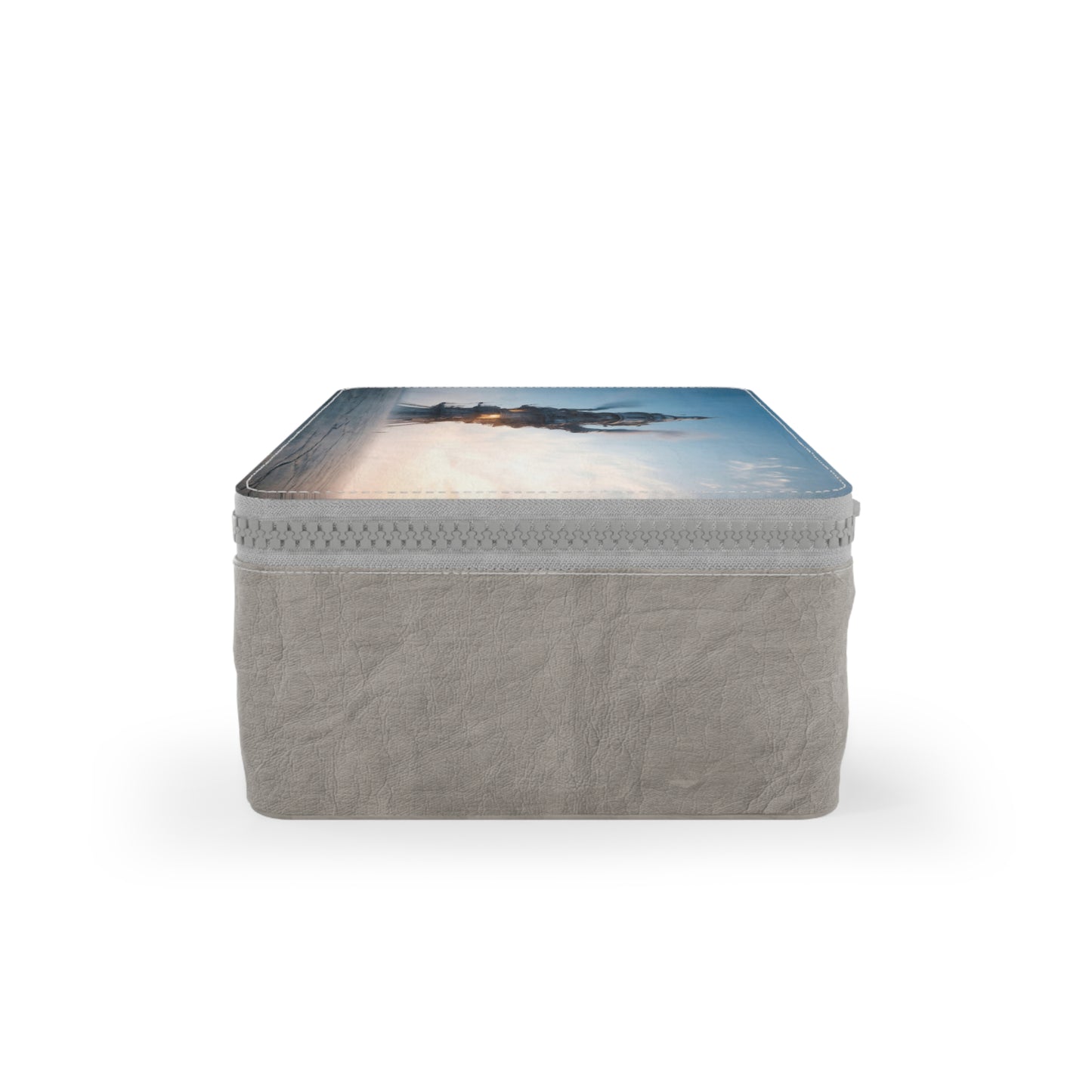 Skyward Steam Tower Paper Lunch Bag – Dusk’s Last Industrial Breath