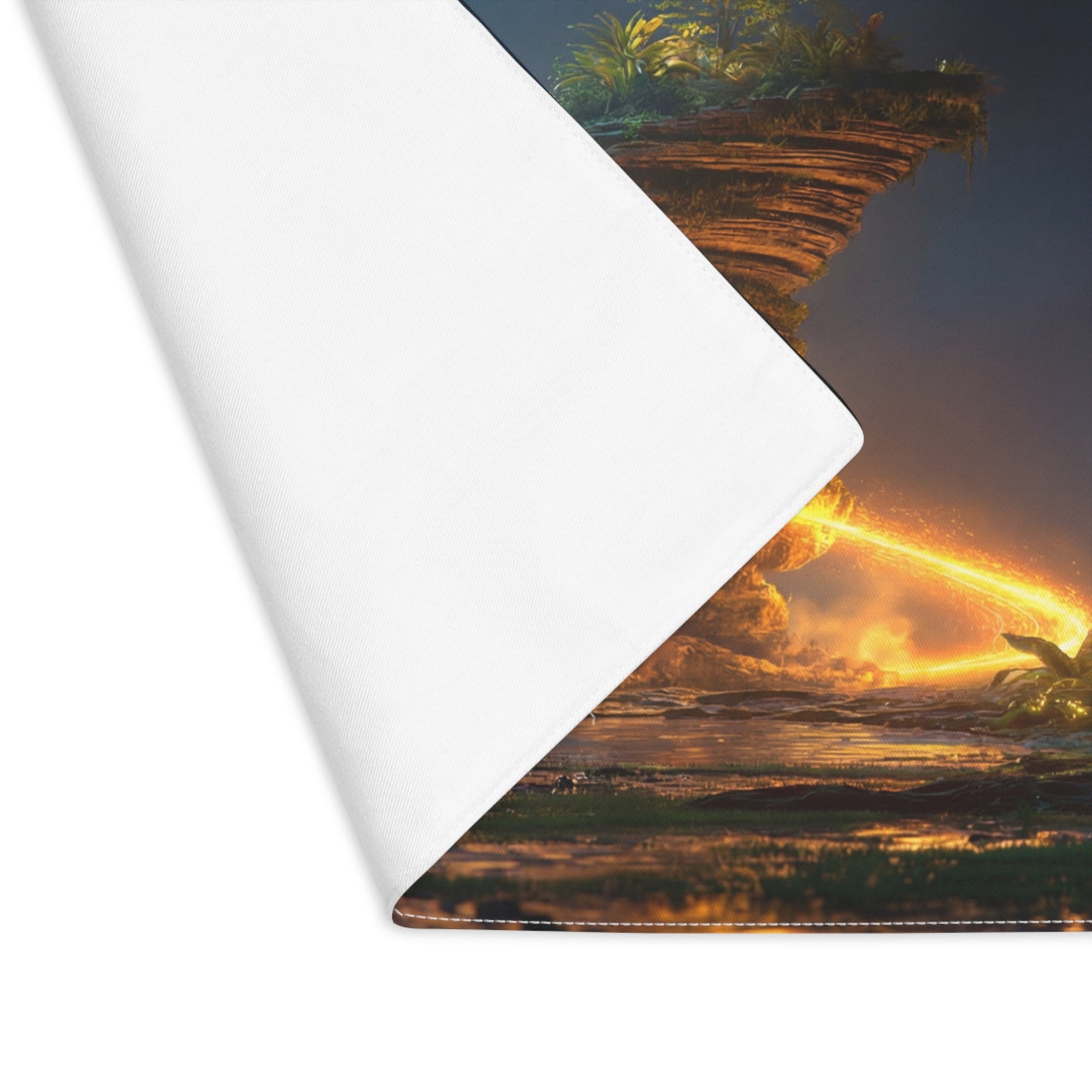 Floating Island Tree Placemat – Luminous Jungle Portal