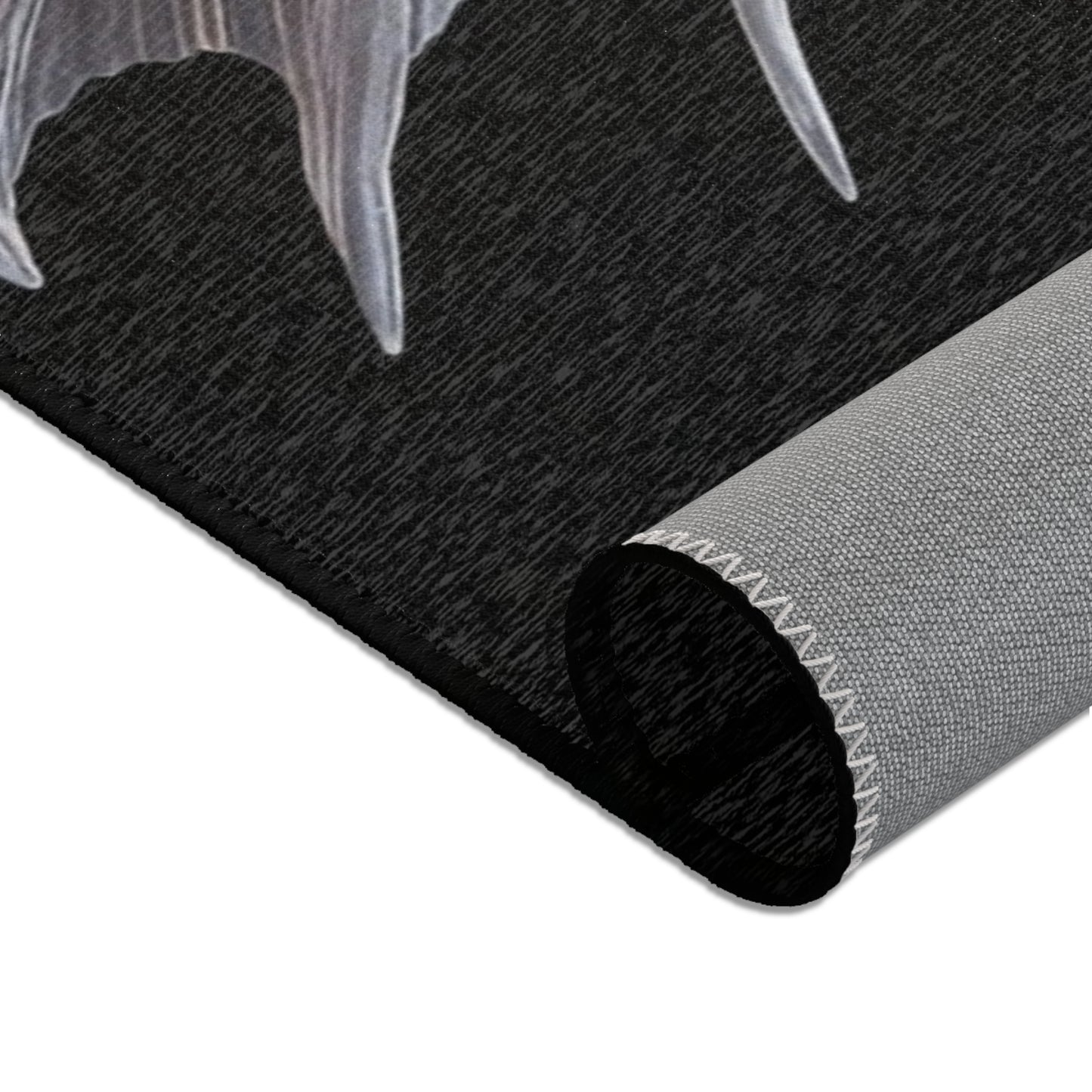 Luminescent Deep-Sea Leviathan Rug – Whispering Lanterns of the Abyss