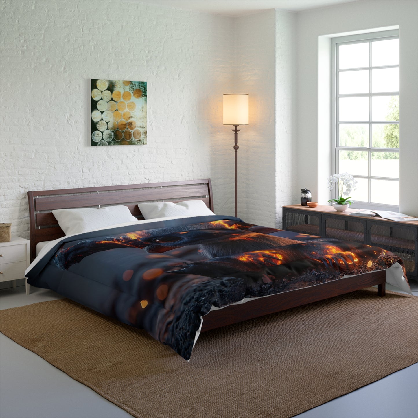 Volcanic小龙 Comforter – Fiery Guardian of the Lava Fields