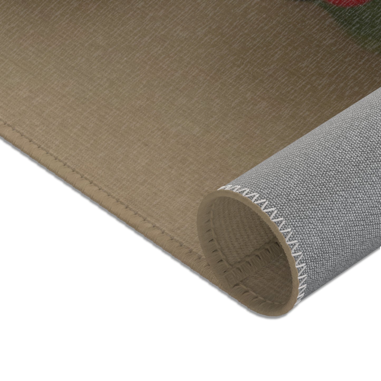 Holly & Blossom Garland Rug – Timeless Winter Reverie