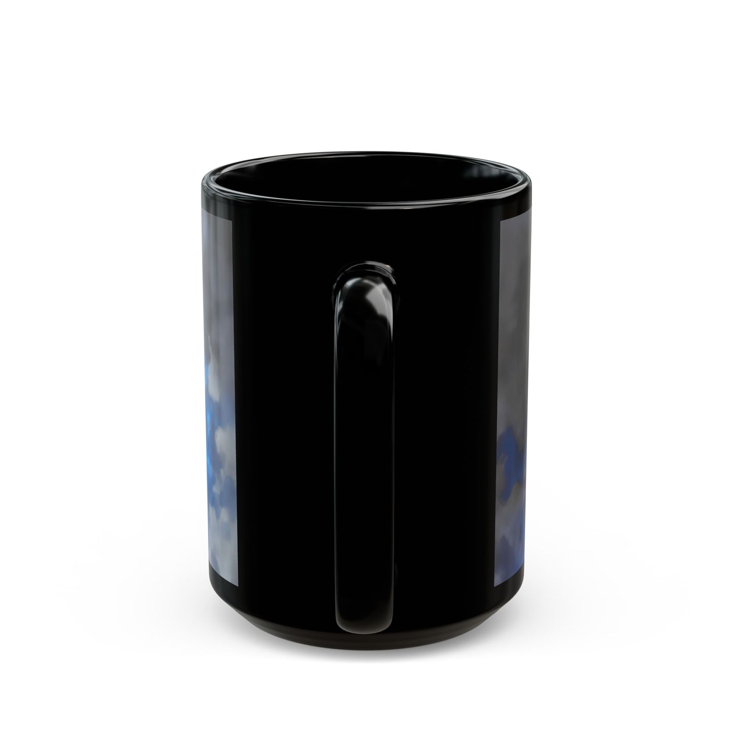 Blue-Eyed Shadow Mage Mug – Frostfire Summoner’s Midnight Ritual