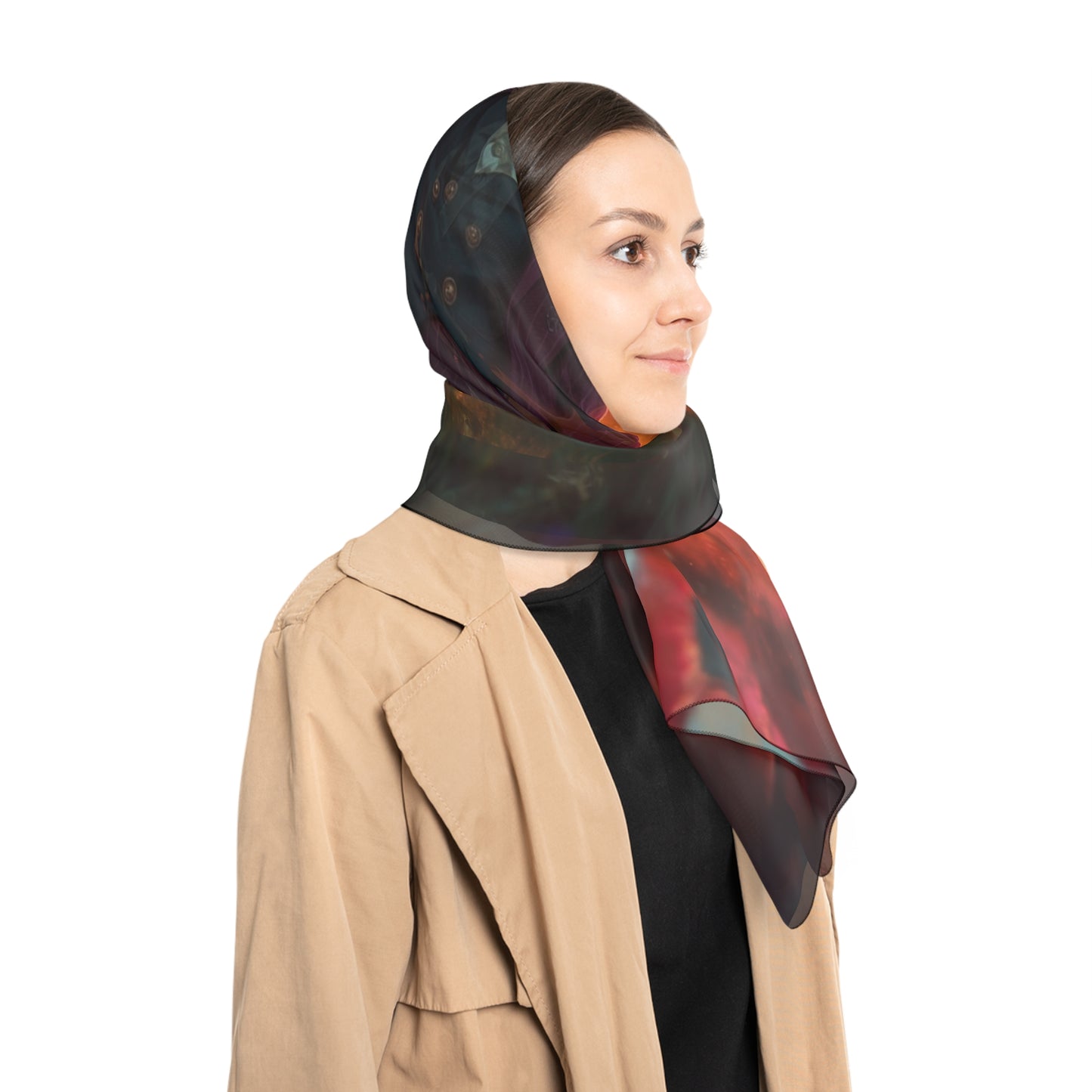 Explosive Goggles Poly Scarf – Crimson Sky Conquest