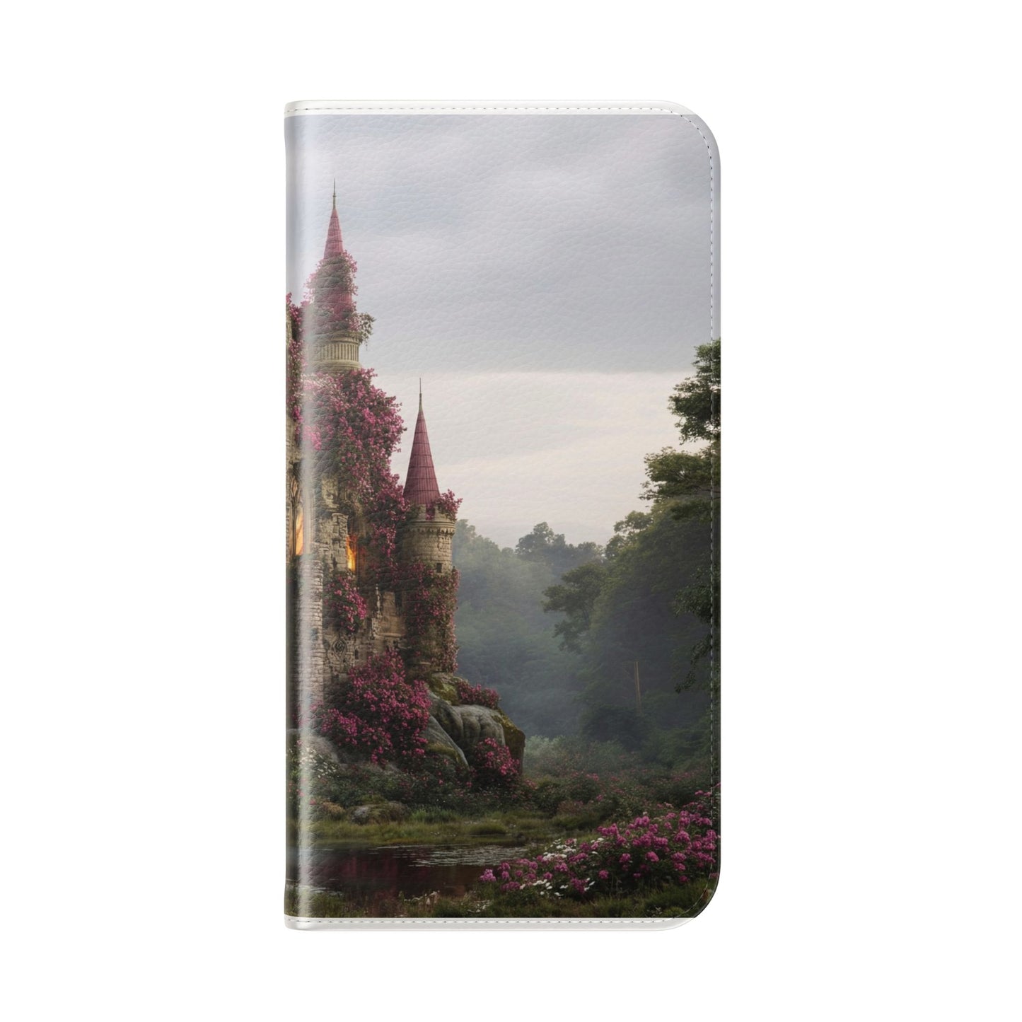 Blossom Spire Flip Cases – Pink Ivy Gothic Castle Cover