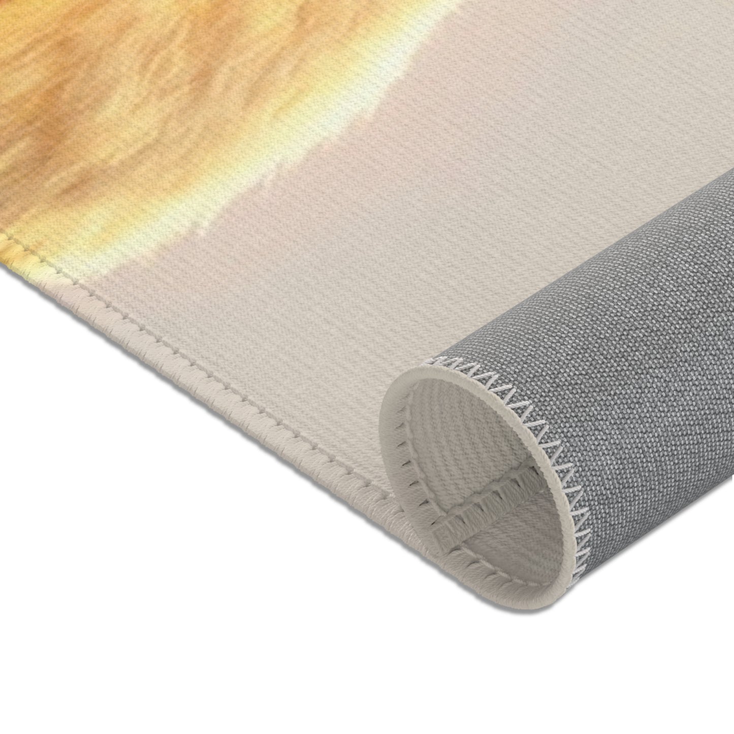 Whimsical Lantern Arch Rug – Golden Twilight Guardian